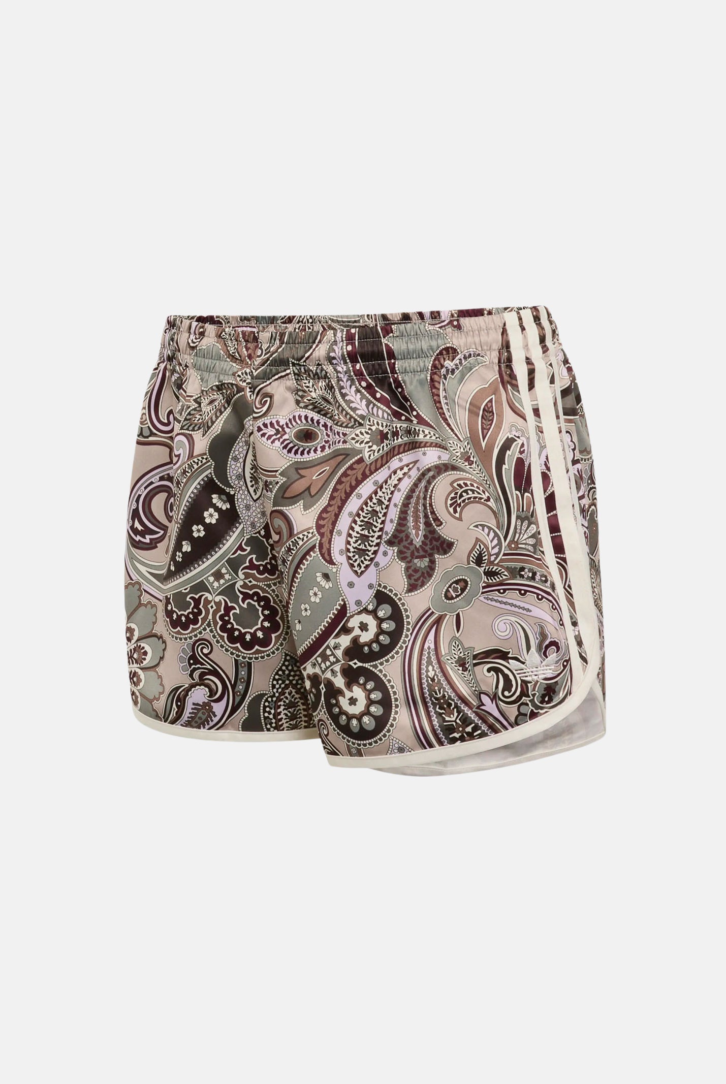 ADIDAS ORIGINALS shorts sportivi Multicolor nei toni beige, bordeaux, grigio e panna donna. HY5002 . ADIDAS ORIGINALS