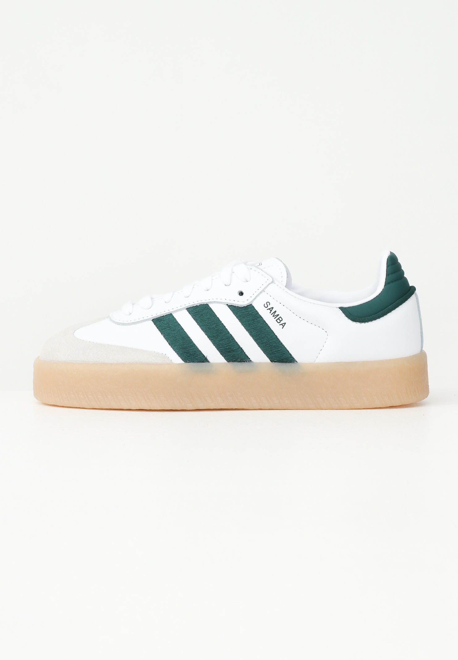 ADIDAS ORIGINALS Sneakers Sambae bianche e verdi da donna ID0440 . ADIDAS ORIGINALS