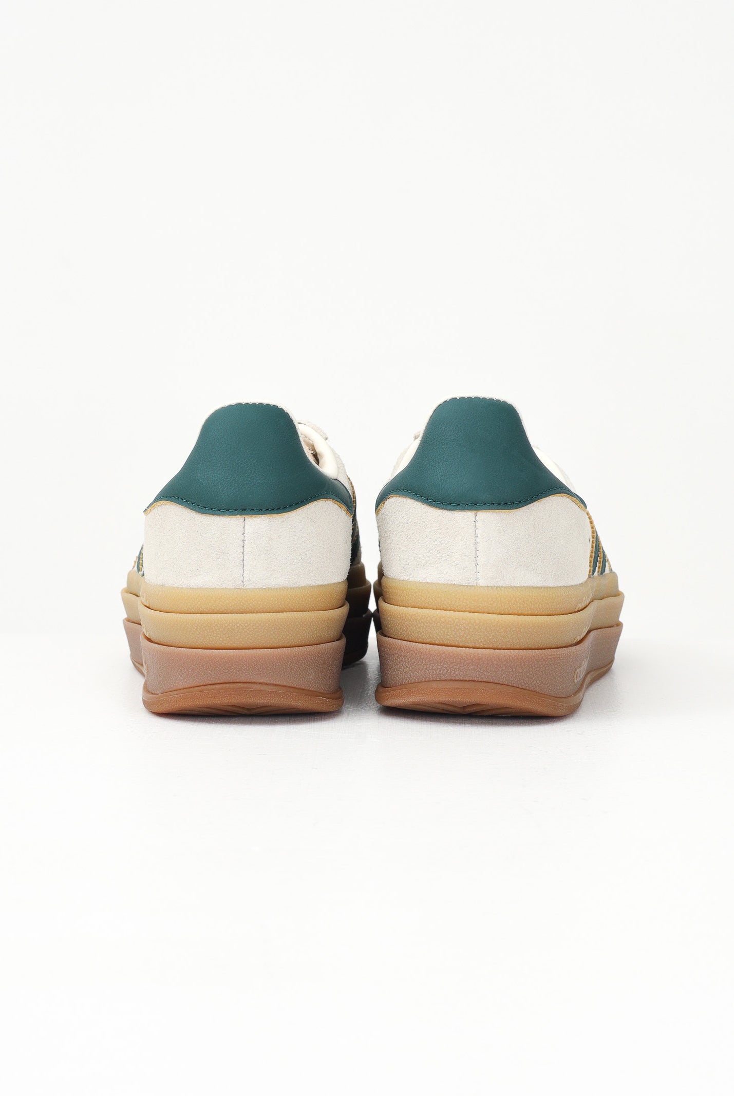 ADIDAS ORIGINALS Sneakers Gazelle Bold beige e verdi da donna ID7056 . ADIDAS ORIGINALS