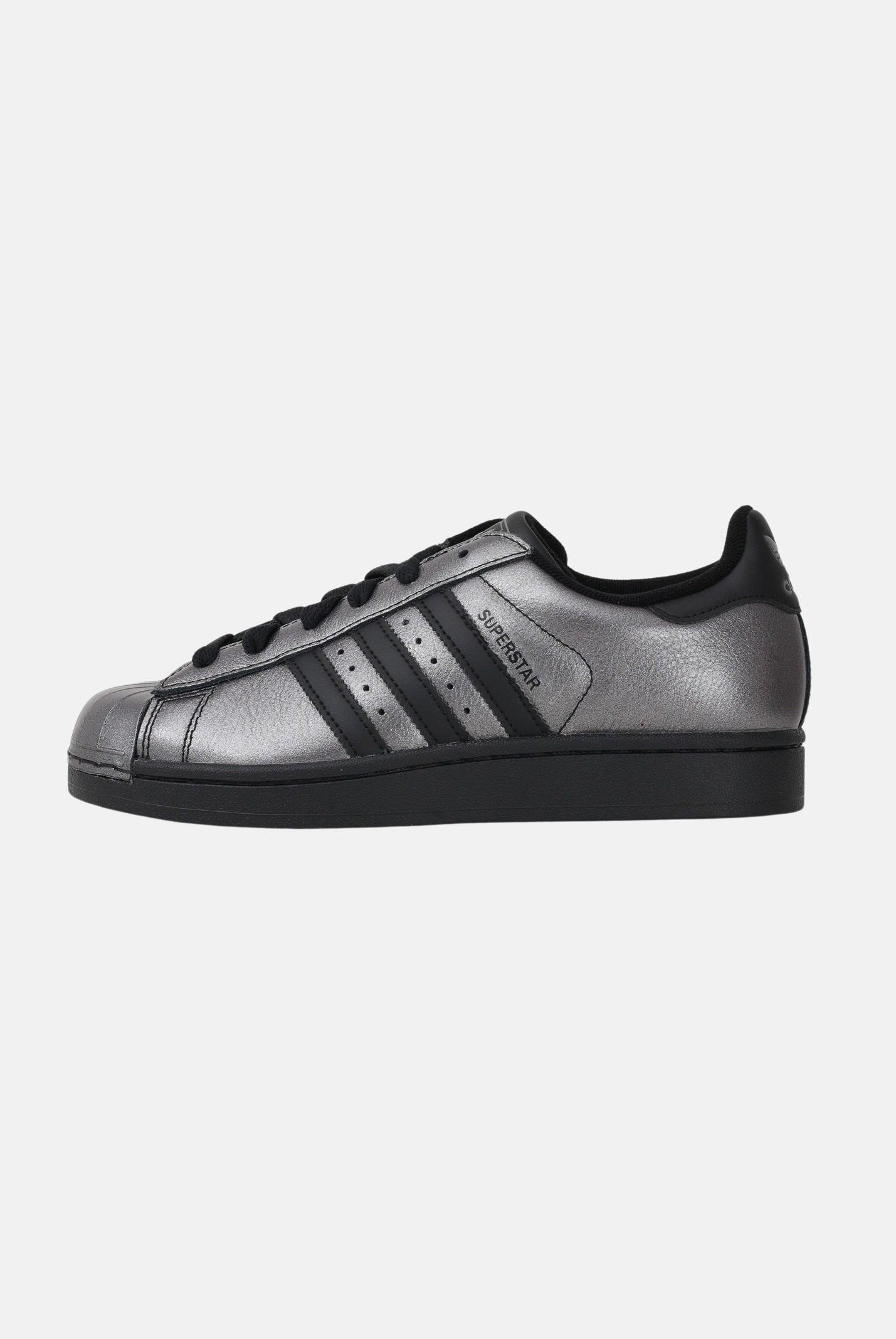 ADIDAS ORIGINALS Sneakers SUPERSTAR II argento e nere per uomo e donna IH1598 . ADIDAS ORIGINALS