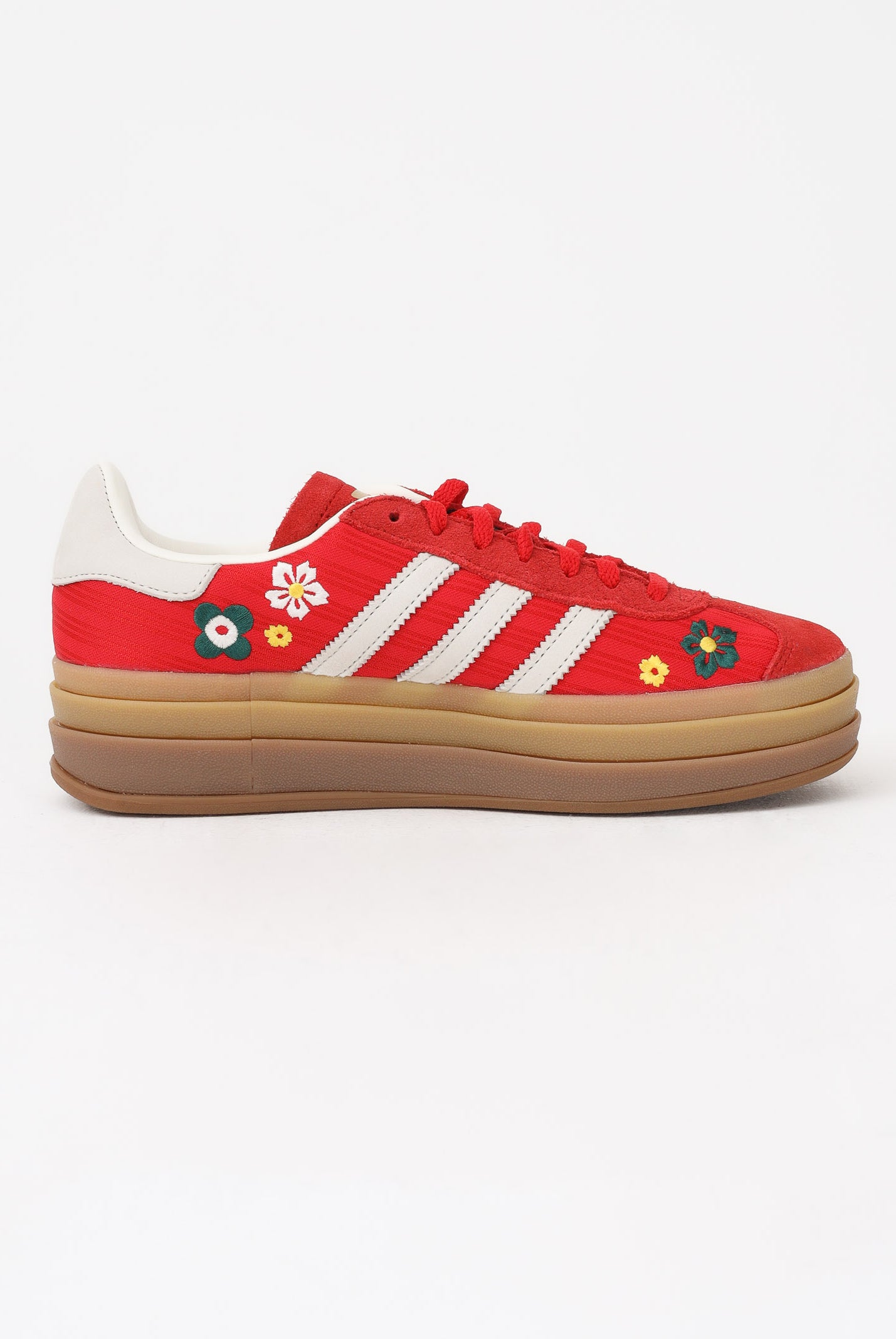 ADIDAS ORIGINALS Sneakers Gazelle Bold x Liberty London rosse da donna IH1921 . ADIDAS ORIGINALS