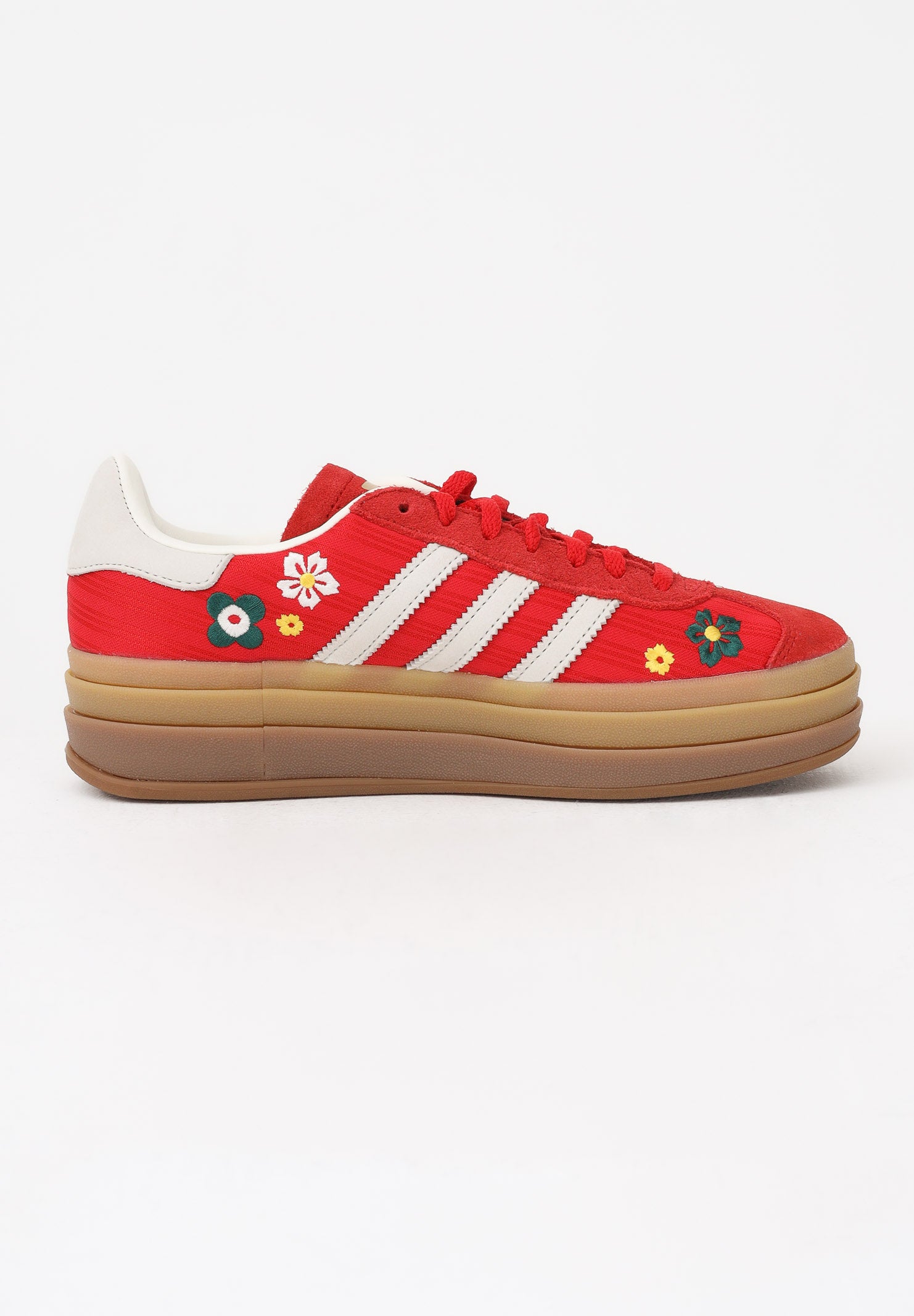 ADIDAS ORIGINALS Sneakers Gazelle Bold x Liberty London rosse da donna IH1921 . ADIDAS ORIGINALS