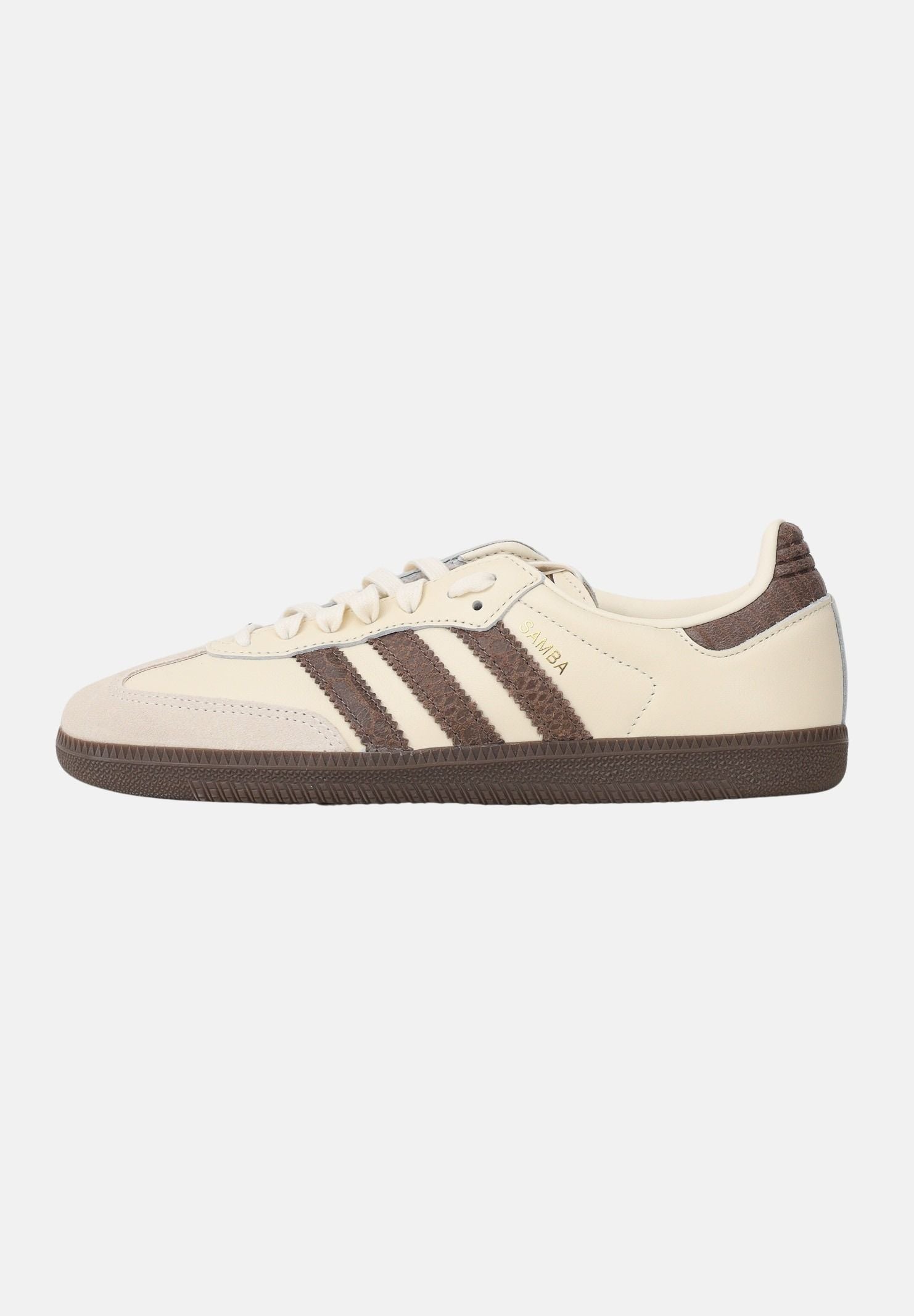 ADIDAS ORIGINALS Sneakers Samba OG panna e marroni per uomo e donna IH3980 . ADIDAS ORIGINALS