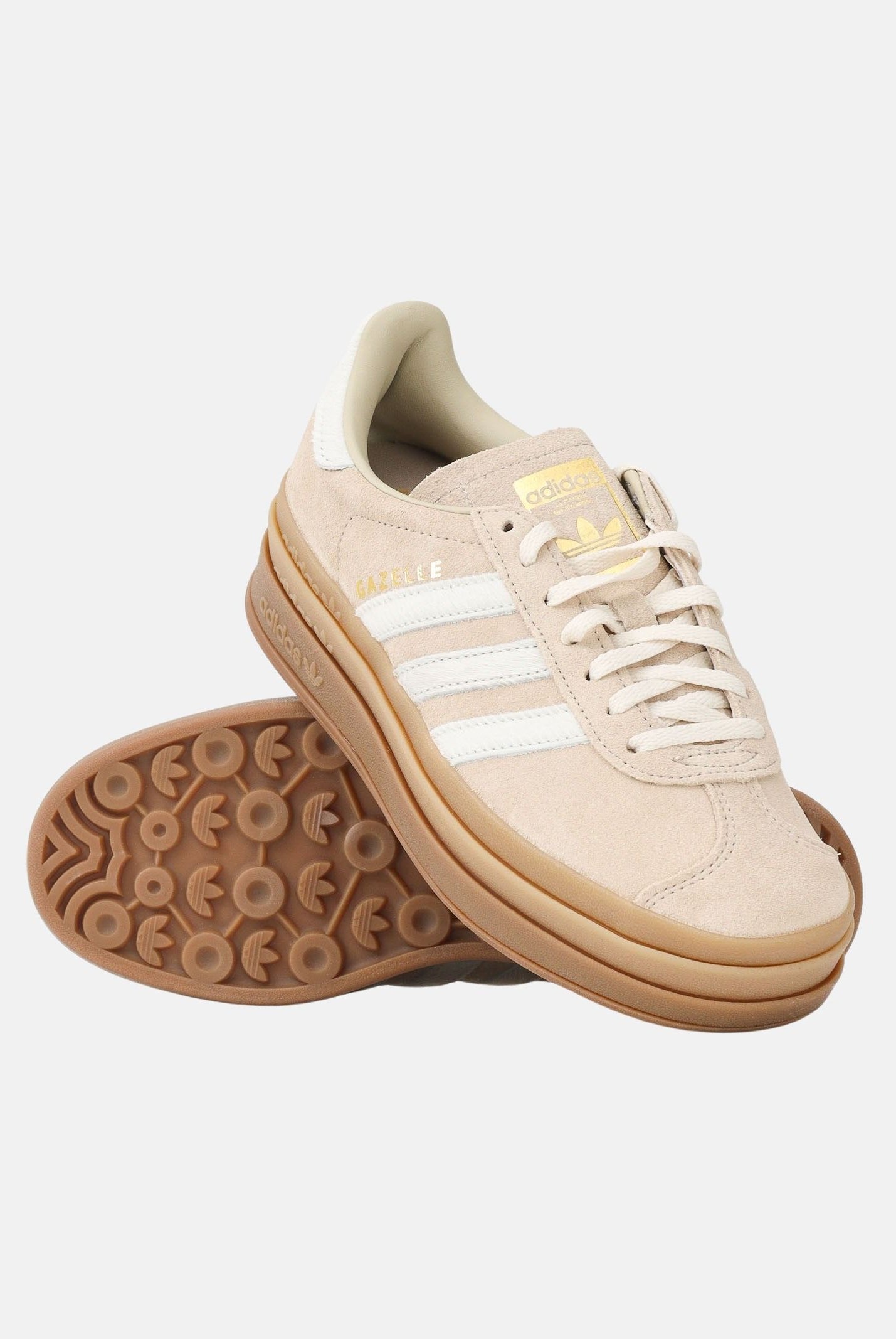 ADIDAS ORIGINALS Sneakers GAZELLE BOLD beige da donna IH4201 . ADIDAS ORIGINALS