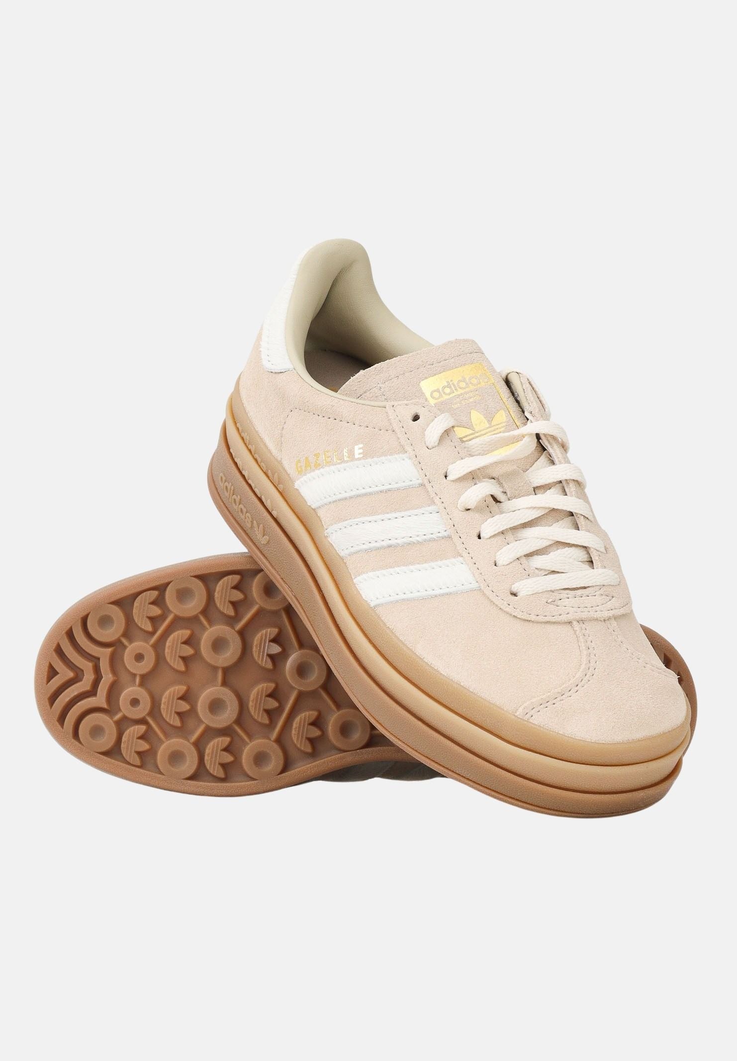 ADIDAS ORIGINALS Sneakers GAZELLE BOLD beige da donna IH4201 . ADIDAS ORIGINALS