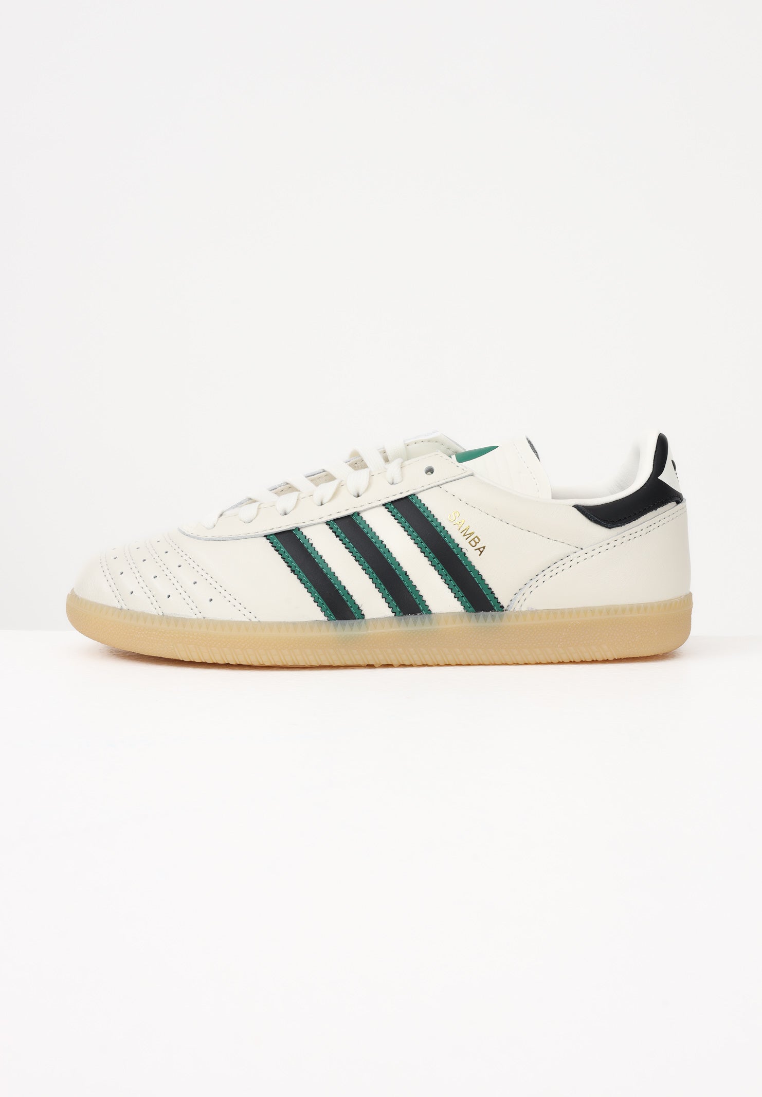 ADIDAS ORIGINALS Sneakers SAMBA JP panna e verde da uomo IH4354 . ADIDAS ORIGINALS