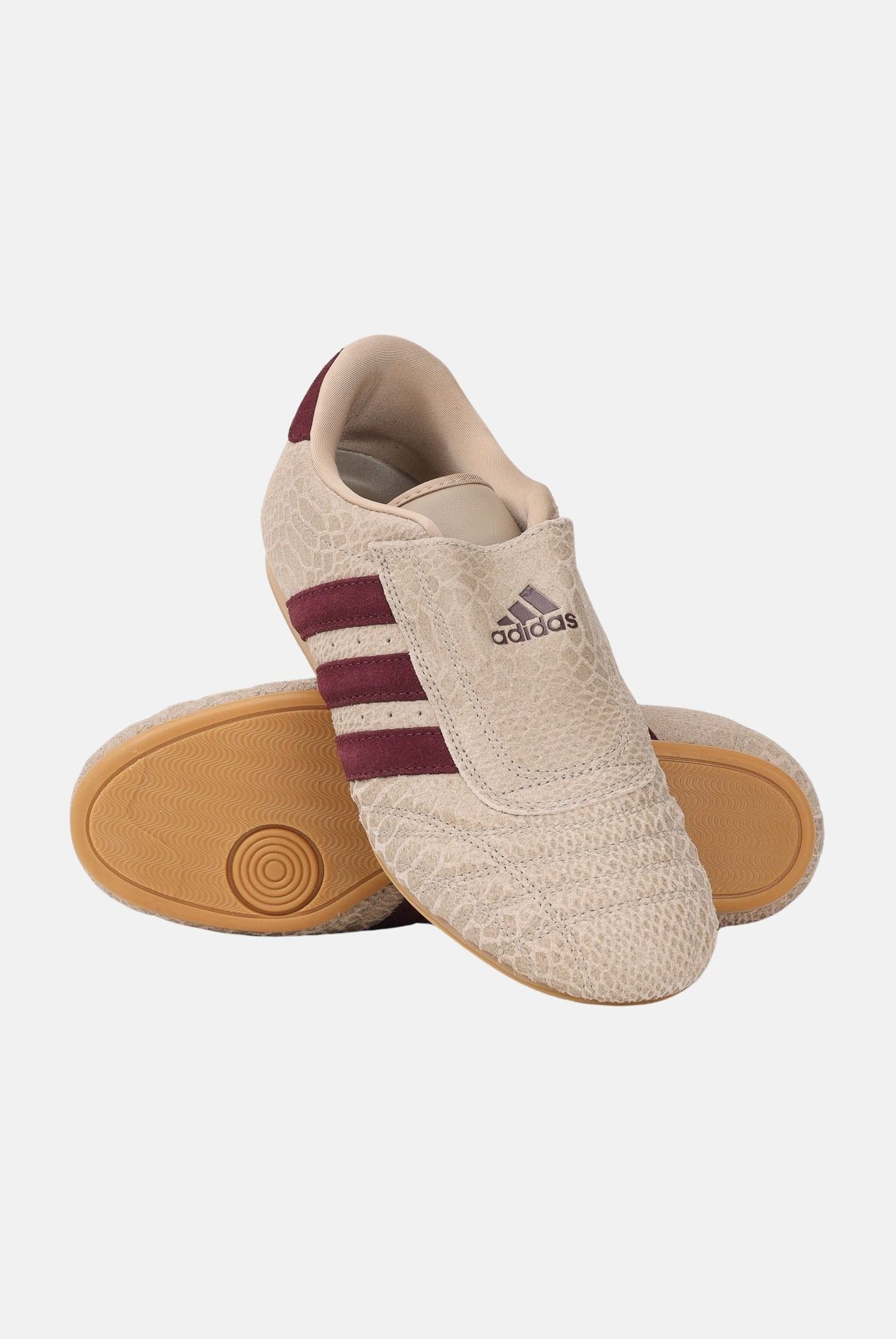 ADIDAS ORIGINALS Sneakers TAEKWONDO beige e bordeaux per uomo e donna IH4446 . ADIDAS ORIGINALS
