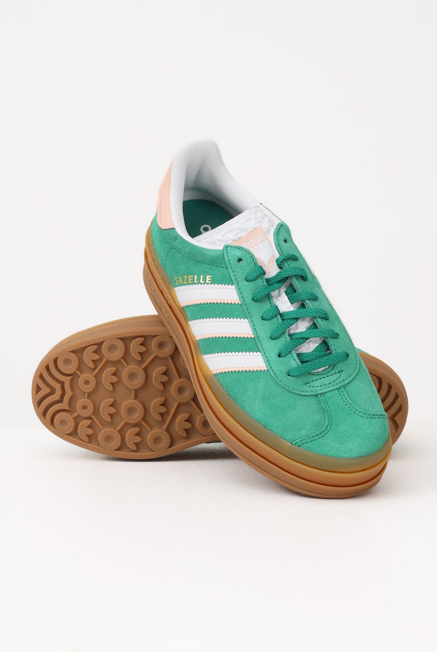 ADIDAS ORIGINALS Sneakers Gazelle Bold verdi da donna IH6455 . ADIDAS ORIGINALS