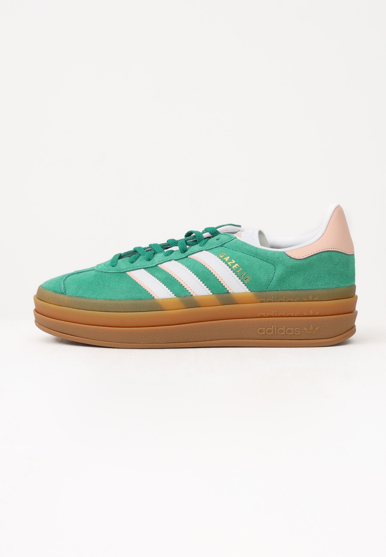 ADIDAS ORIGINALS Sneakers Gazelle Bold verdi da donna IH6455 . ADIDAS ORIGINALS