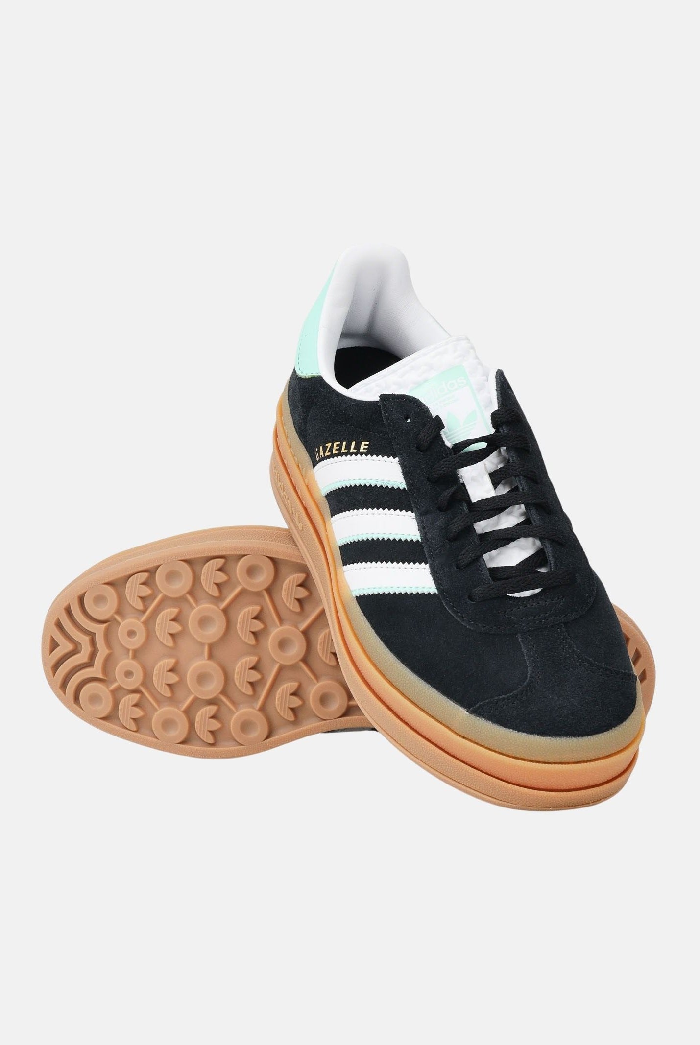 ADIDAS ORIGINALS Sneakers GAZELLE BOLD nere da donna IH6456 . ADIDAS ORIGINALS