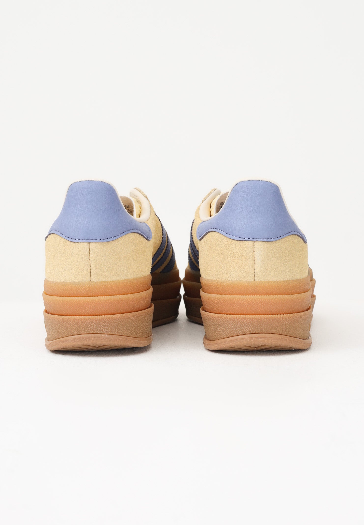 ADIDAS ORIGINALS Sneakers Gazelle Bold gialle e lilla da donna IH6457 . ADIDAS ORIGINALS