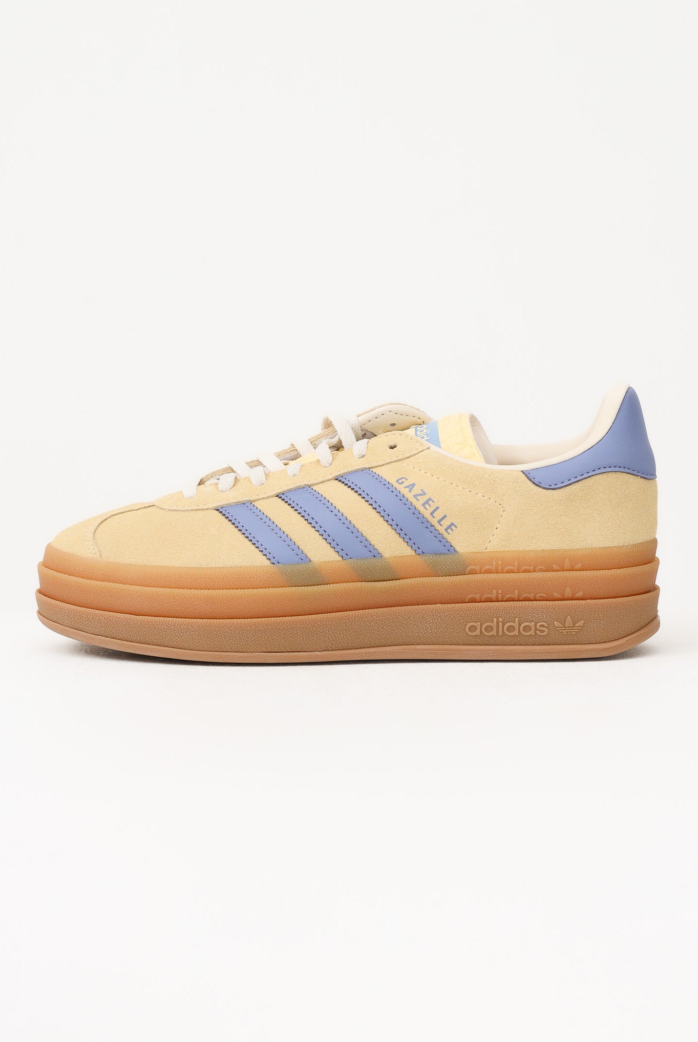 ADIDAS ORIGINALS Sneakers Gazelle Bold gialle e lilla da donna IH6457 . ADIDAS ORIGINALS