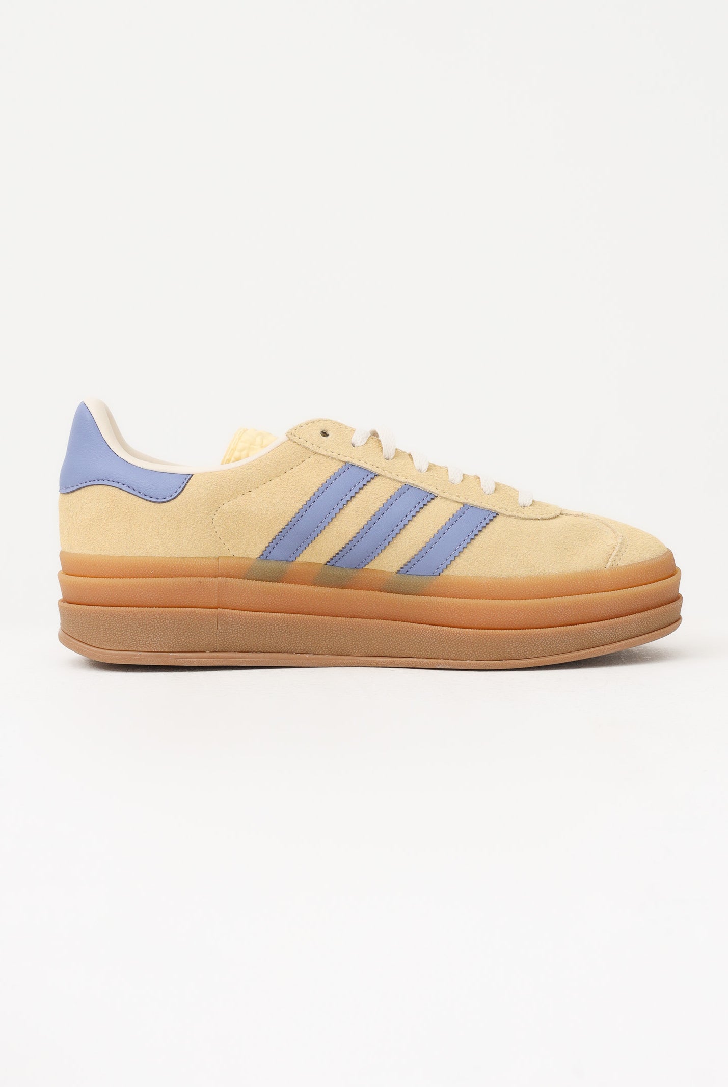 ADIDAS ORIGINALS Sneakers Gazelle Bold gialle e lilla da donna IH6457 . ADIDAS ORIGINALS