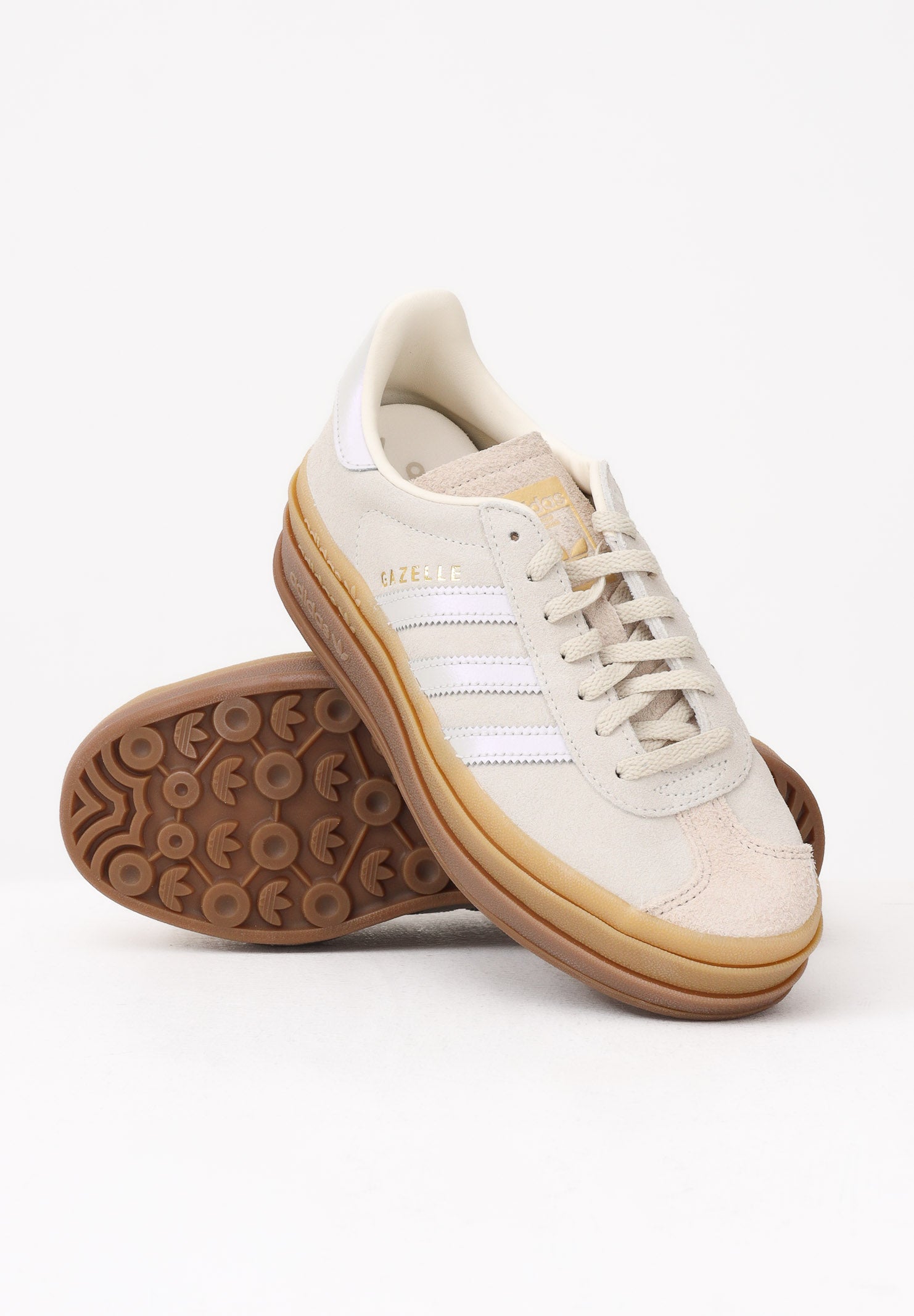 ADIDAS ORIGINALS Sneakers Gazelle Bold beige da donna IH6782 . ADIDAS ORIGINALS