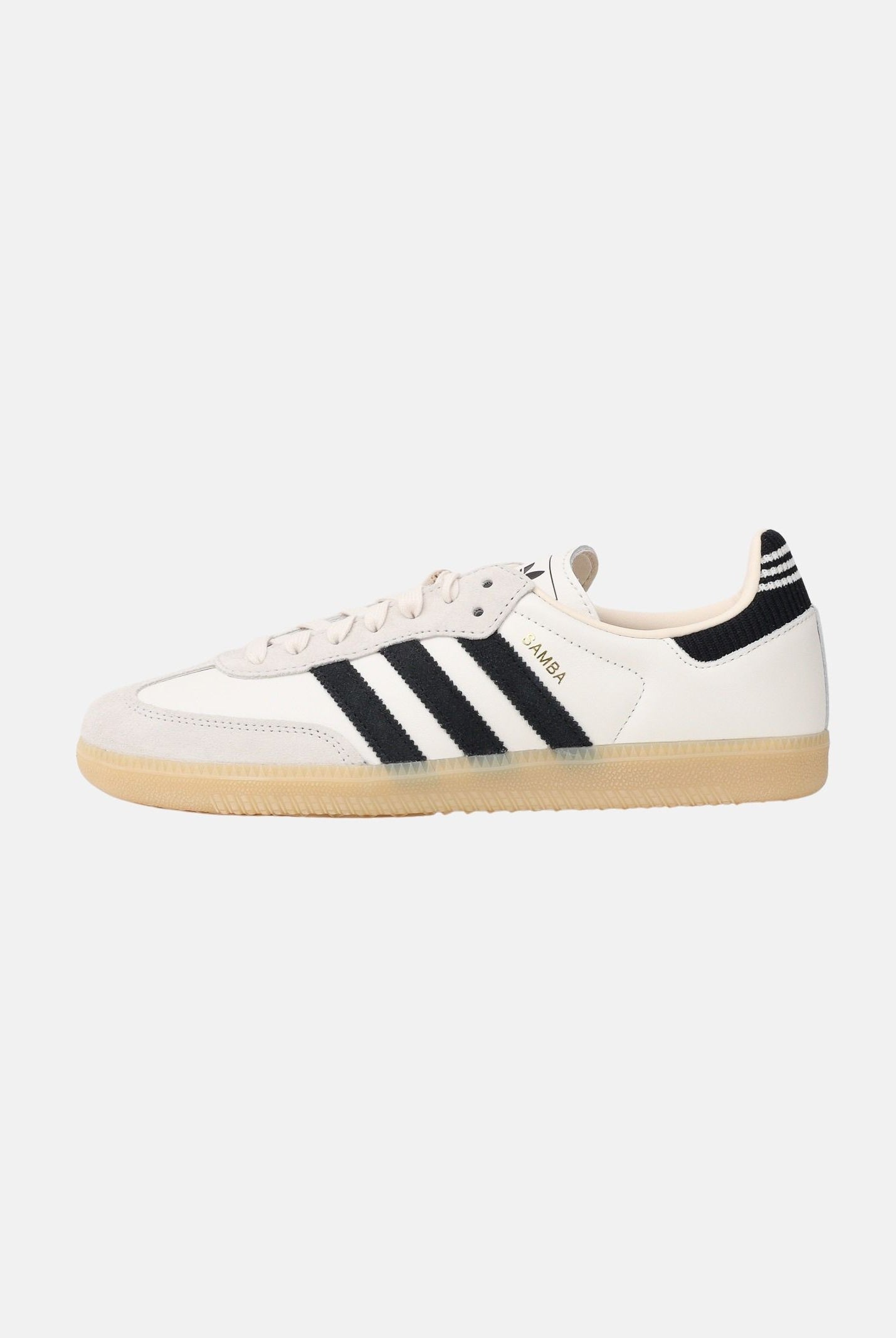 ADIDAS ORIGINALS Sneakers SAMBA OG panna e nere per uomo e donna IH6820 . ADIDAS ORIGINALS