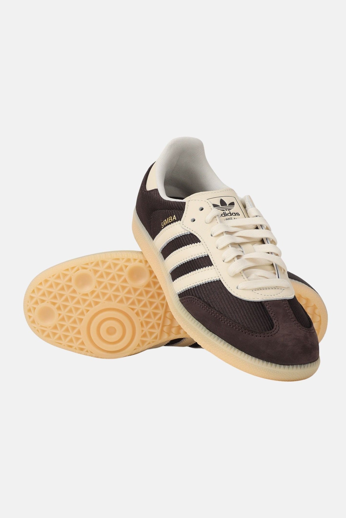 ADIDAS ORIGINALS Sneakers Samba OG marroni e panna per uomo e donna IH6843 . ADIDAS ORIGINALS