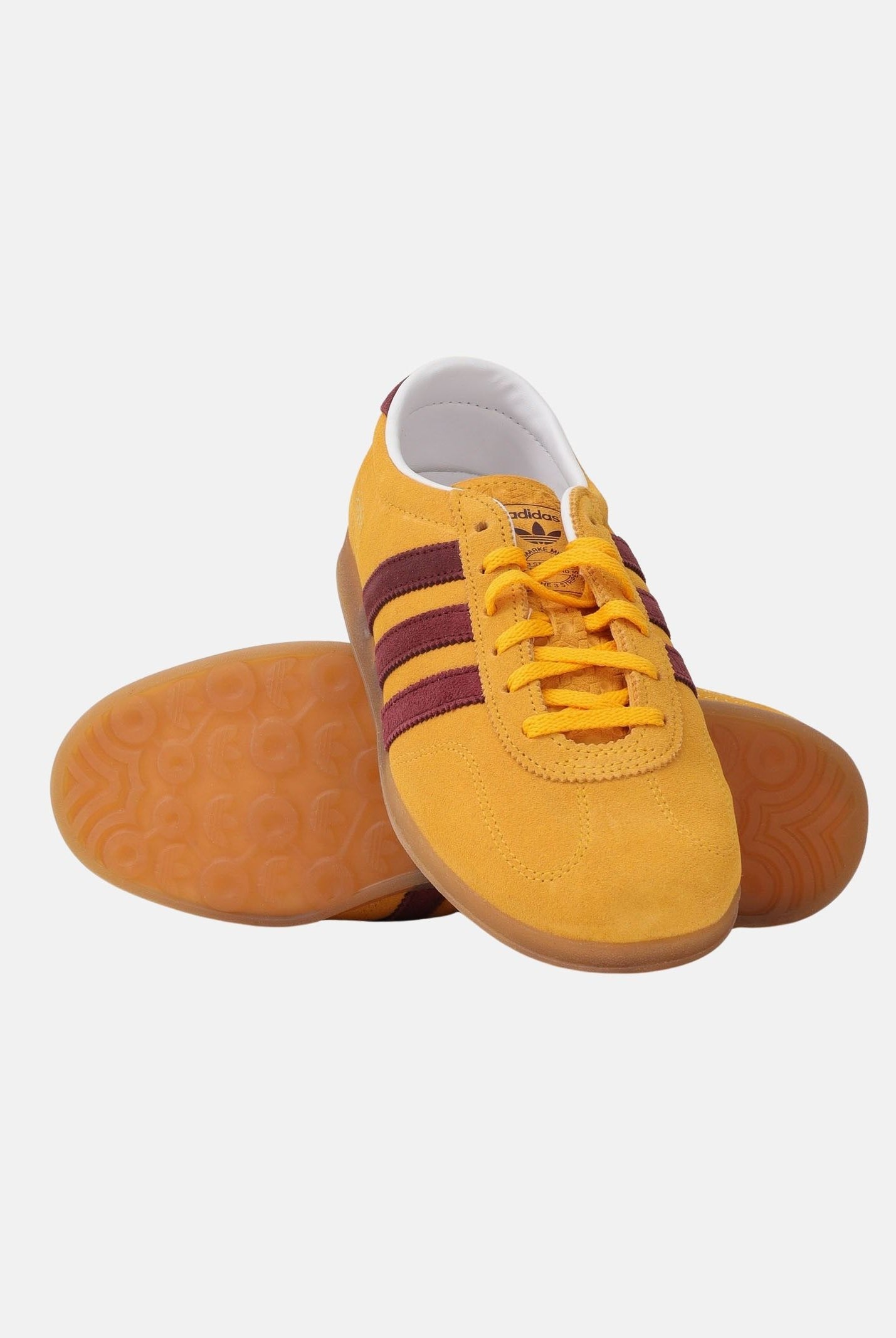 ADIDAS ORIGINALS Sneakers GAZELLE LO PRO gialla e bordeaux per uomo e donna IH6946 . ADIDAS ORIGINALS