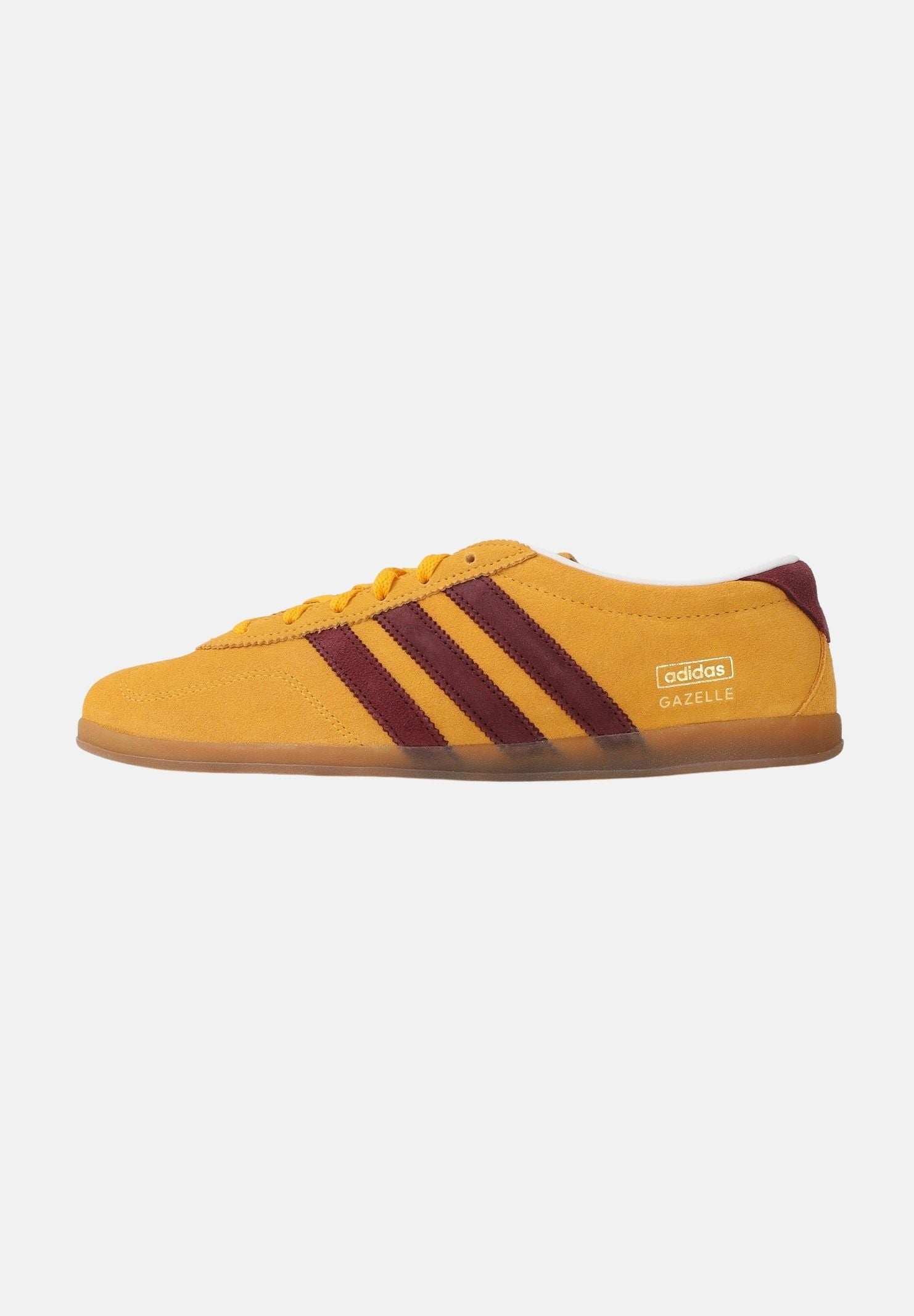 ADIDAS ORIGINALS Sneakers GAZELLE LO PRO gialla e bordeaux per uomo e donna IH6946 . ADIDAS ORIGINALS