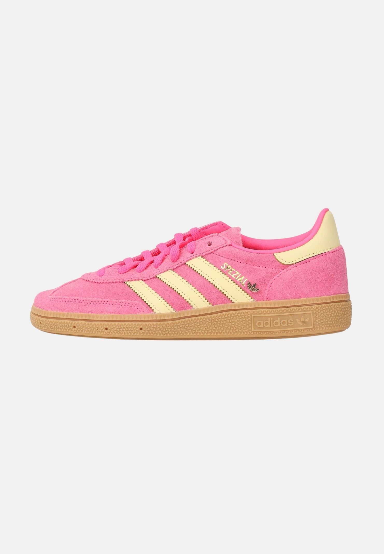 ADIDAS ORIGINALS Sneakers HANDBALL SPEZIAL rosa e gialle da donna IH9213 . ADIDAS ORIGINALS