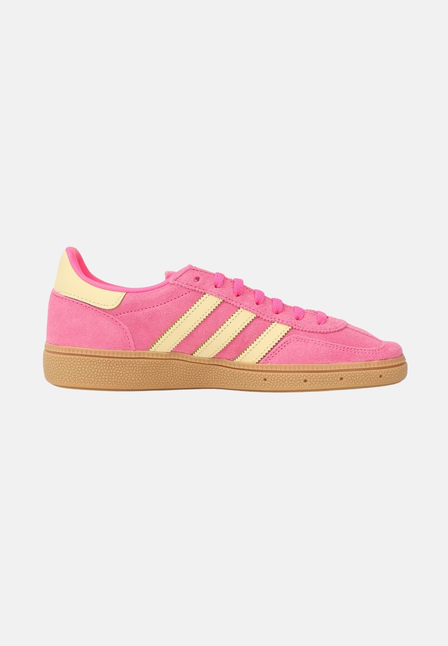 ADIDAS ORIGINALS Sneakers HANDBALL SPEZIAL rosa e gialle da donna IH9213 . ADIDAS ORIGINALS