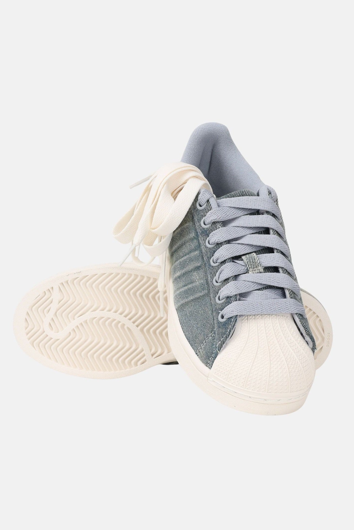 ADIDAS ORIGINALS Sneakers SUPERSTAR II in denim per uomo e donna IH9246 . ADIDAS ORIGINALS