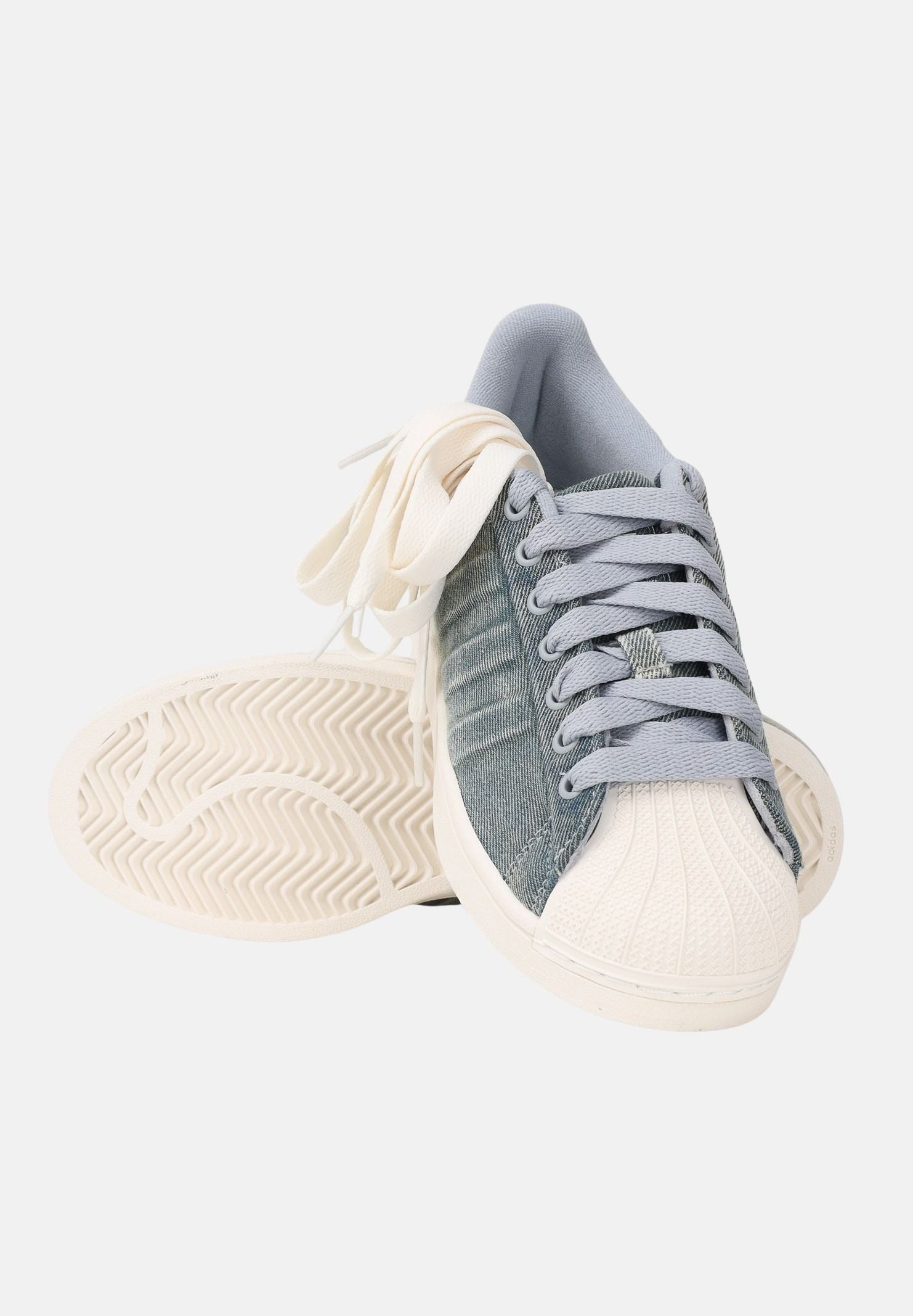 ADIDAS ORIGINALS Sneakers SUPERSTAR II in denim per uomo e donna IH9246 . ADIDAS ORIGINALS