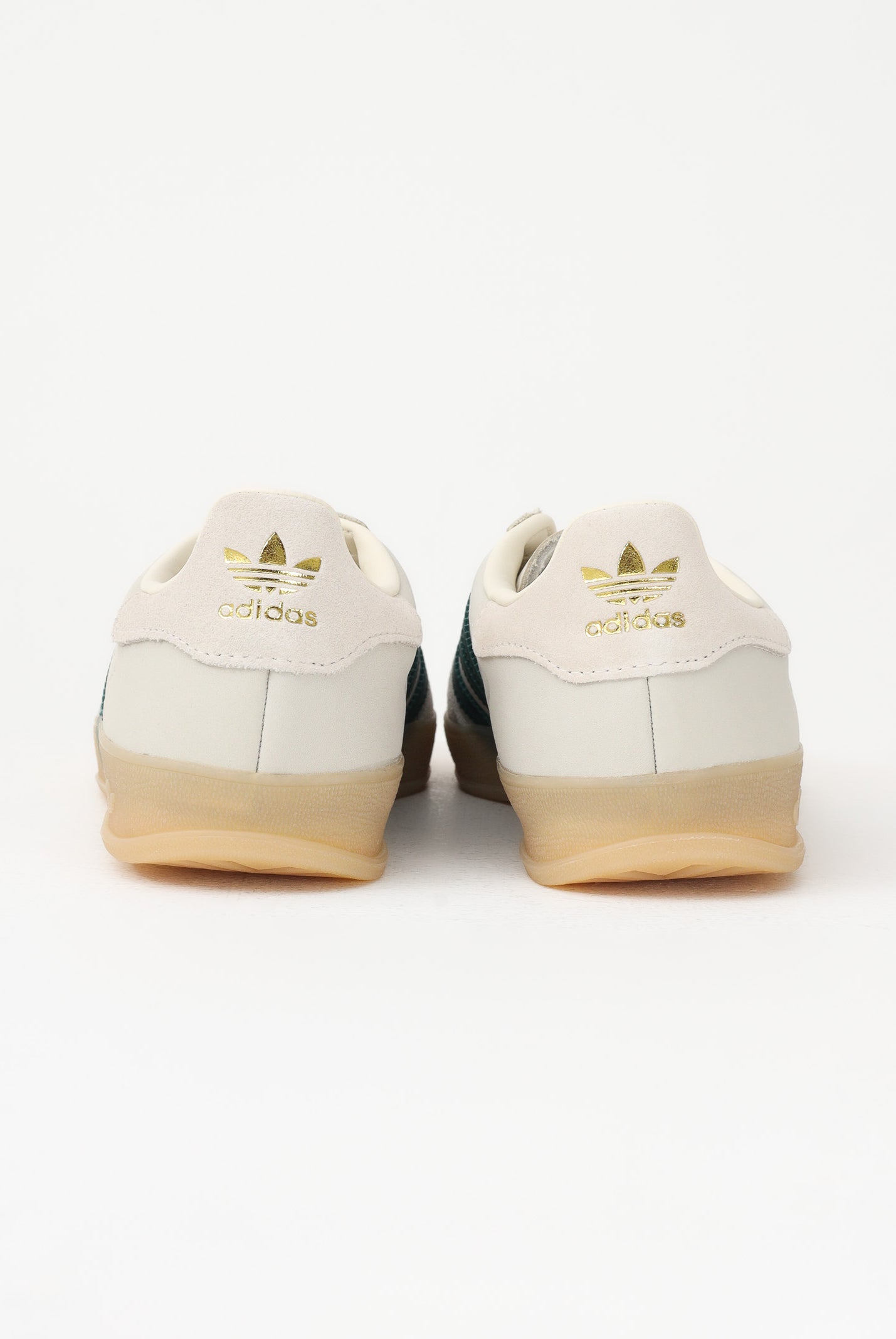 ADIDAS ORIGINALS Sneakers GAZELLE INDOOR AYAKKABI beige e verdi per uomo e donna IH9675 . ADIDAS ORIGINALS