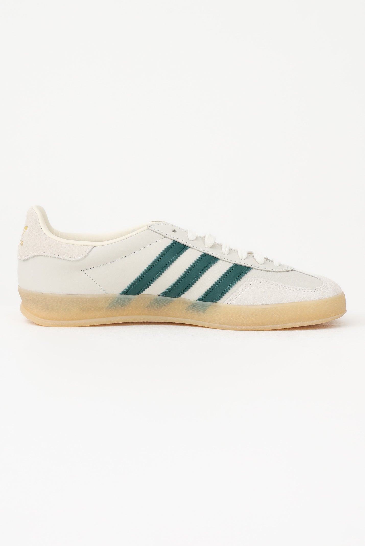 ADIDAS ORIGINALS Sneakers GAZELLE INDOOR AYAKKABI beige e verdi per uomo e donna IH9675 . ADIDAS ORIGINALS