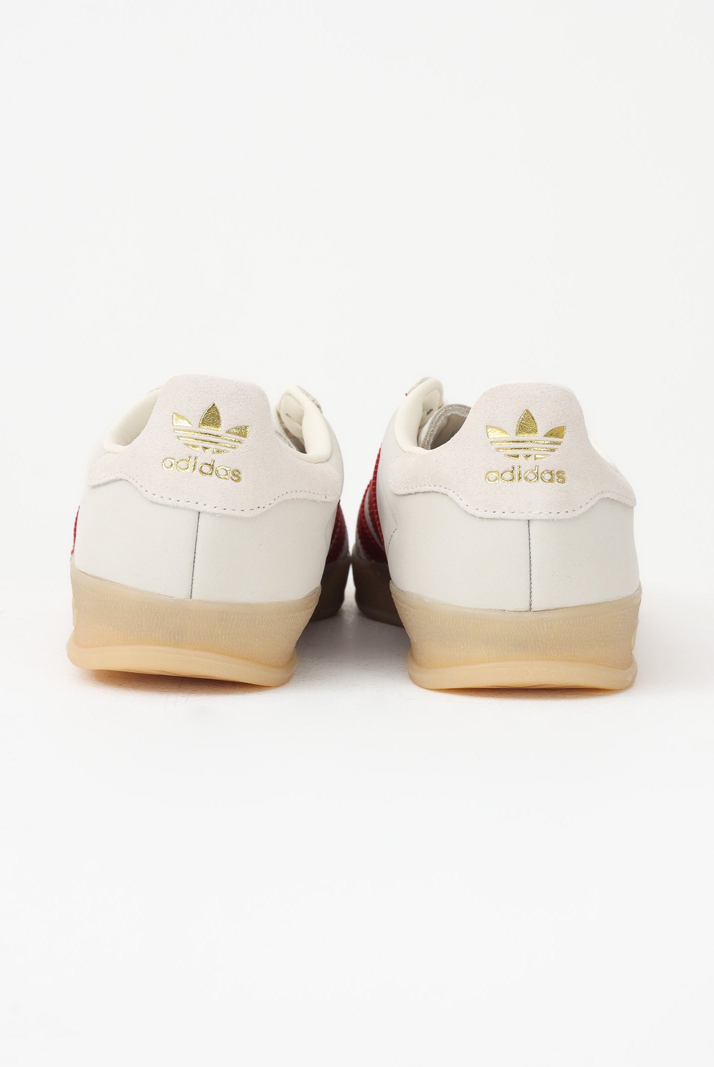 ADIDAS ORIGINALS Sneakers GAZELLE INDOOR AYAKKABI beige e rosse per uomo e donna IH9676 . ADIDAS ORIGINALS