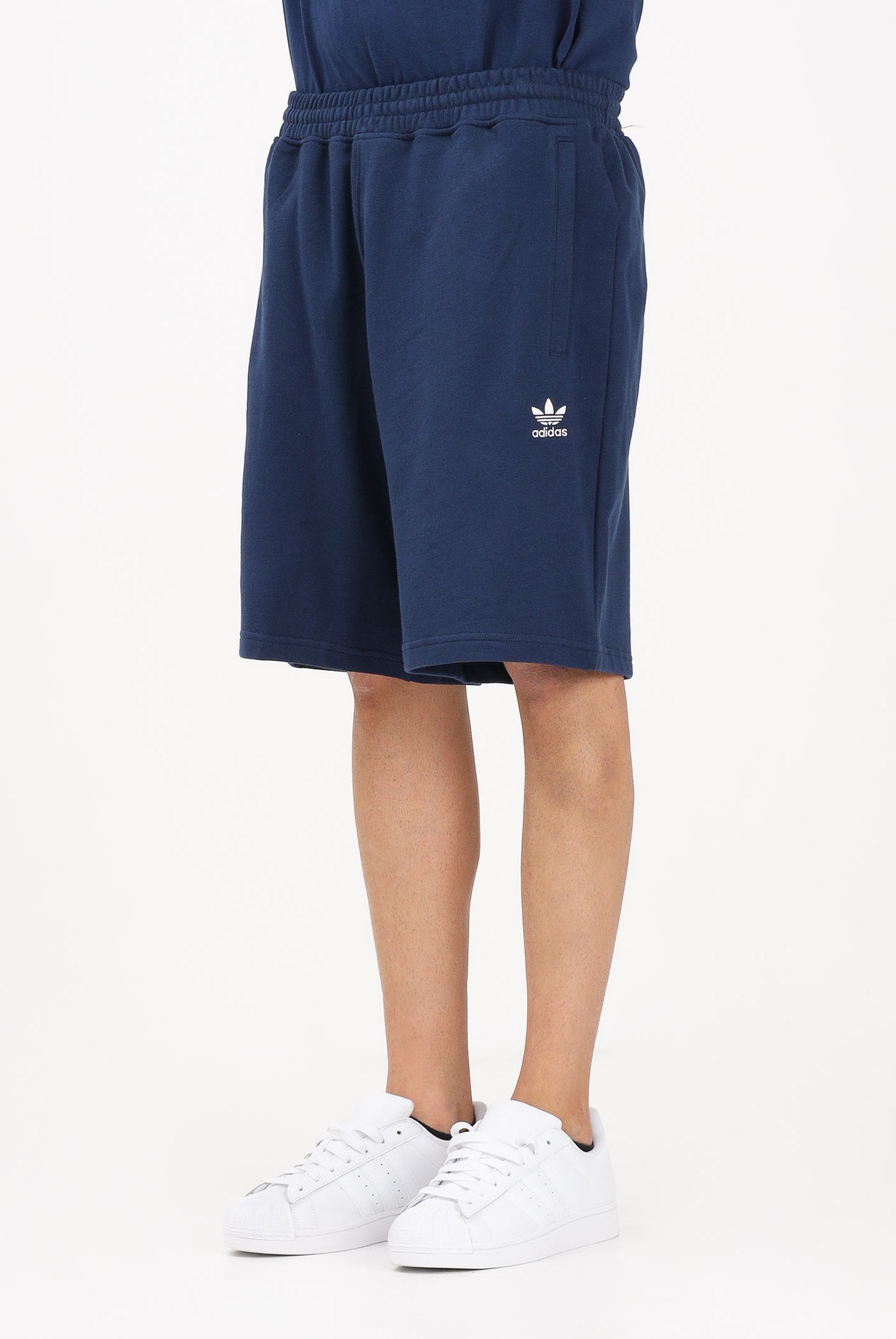 ADIDAS ORIGINALS Shorts sportivo Essentials Trefoil blu da uomo IY8521 . ADIDAS ORIGINALS