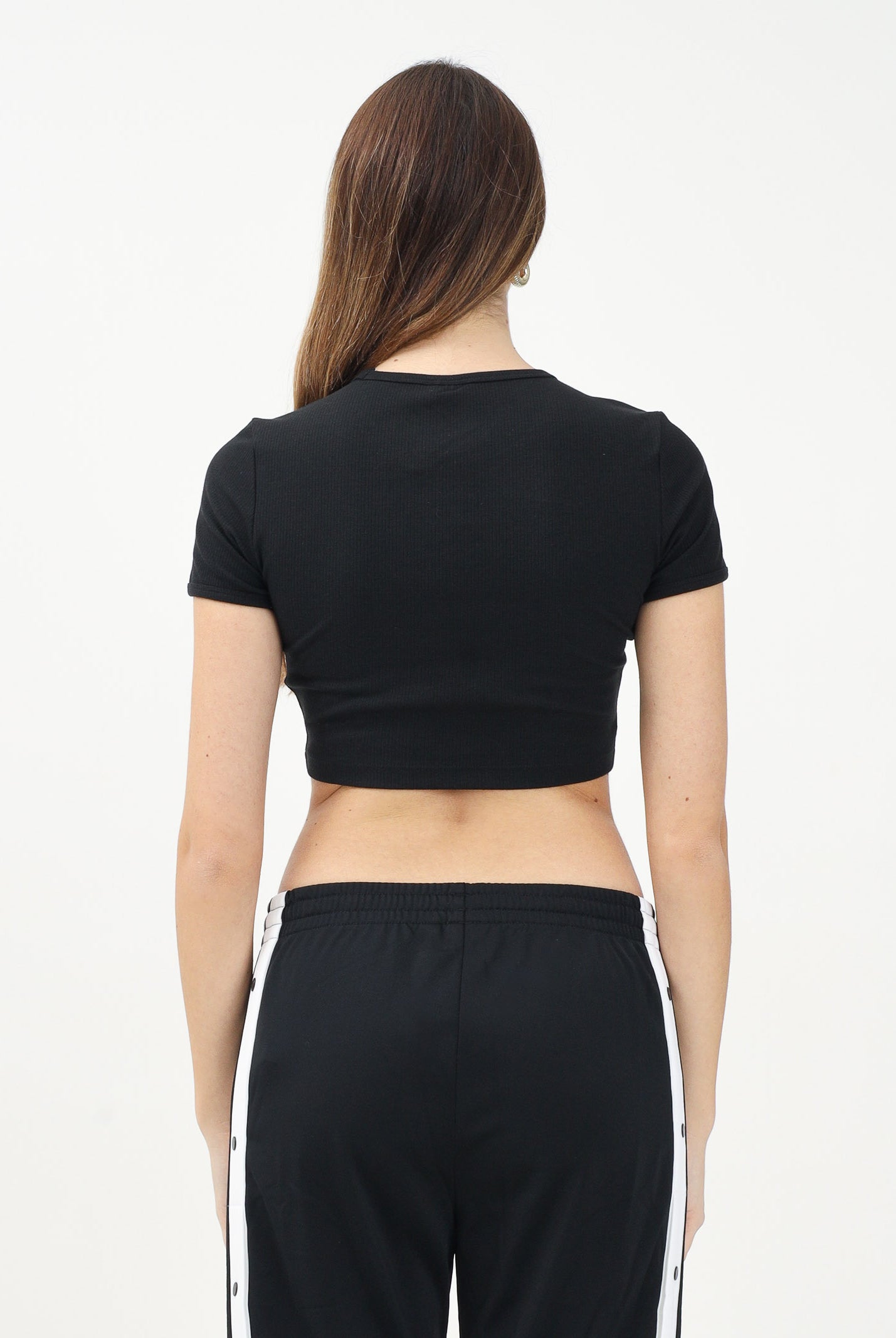 ADIDAS ORIGINALS Top sportivo Essentials nero da donna IY9664 . ADIDAS ORIGINALS