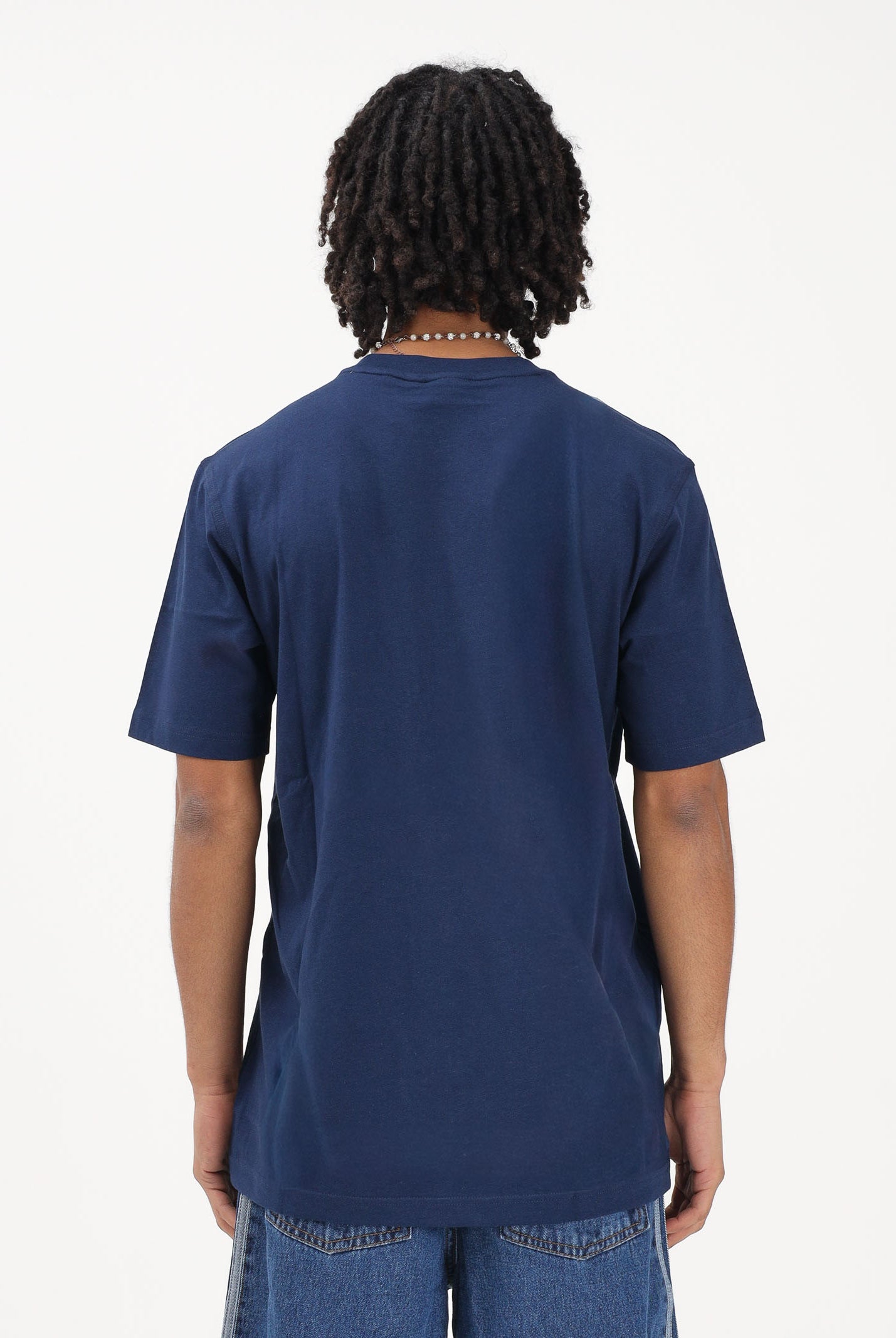 ADIDAS ORIGINALS T-shirt a manica corta Trefoil Essentials blu da uomo JC9989 . ADIDAS ORIGINALS