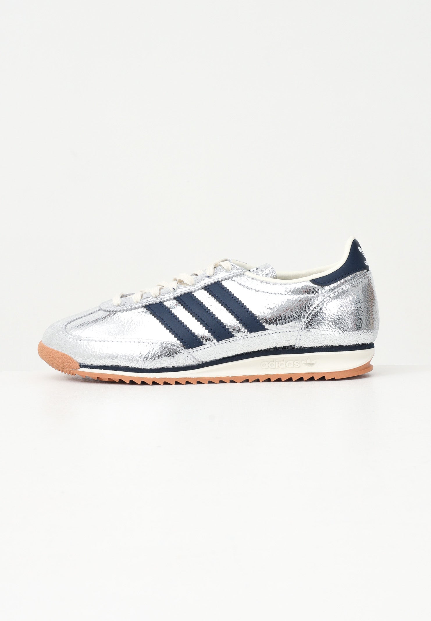 ADIDAS ORIGINALS Sneakers SL 72 OG argento e blu da donna JH8654 . ADIDAS ORIGINALS