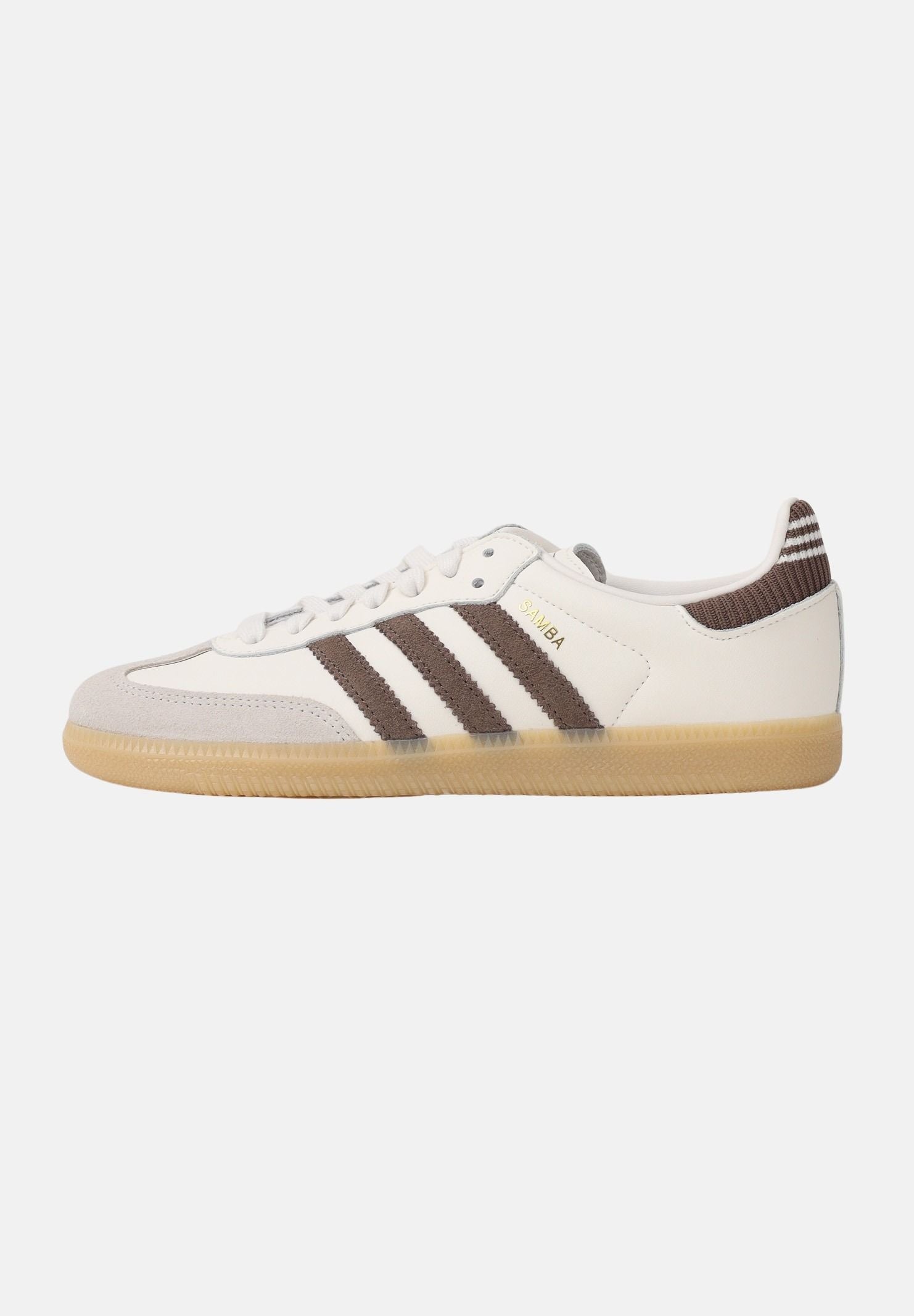 ADIDAS ORIGINALS Sneakers Samba OG panna e marrone per uomo e donna JP9504 . ADIDAS ORIGINALS