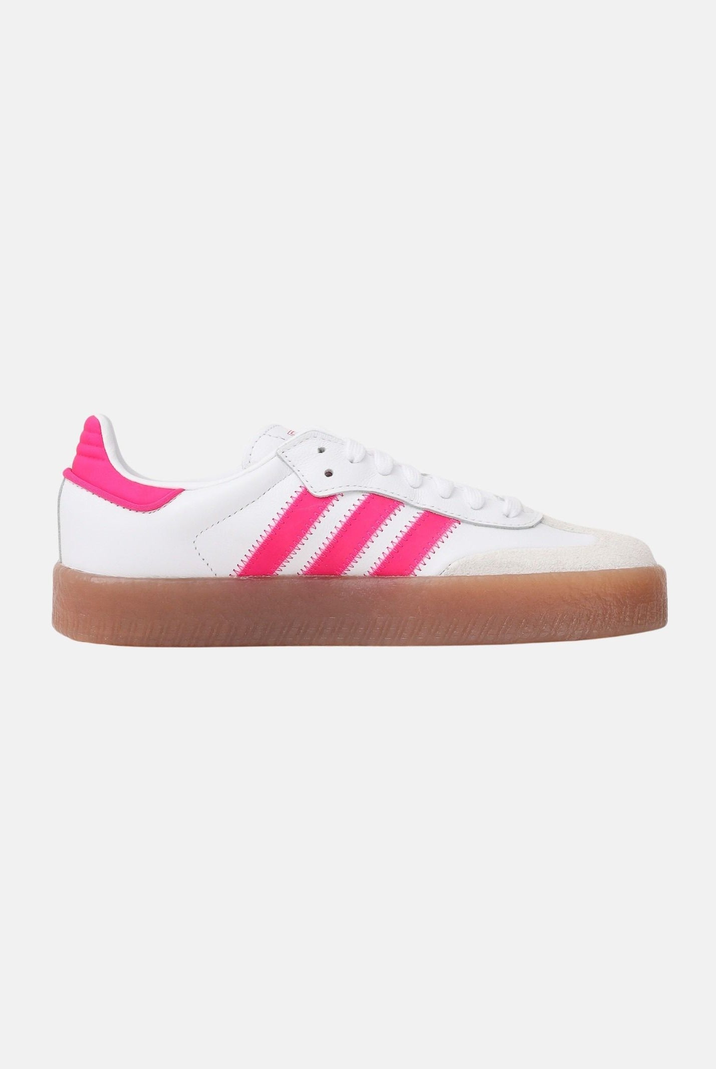 ADIDAS ORIGINALS Sneakers Sambae bianche e fucsia da donna JP9532 . ADIDAS ORIGINALS