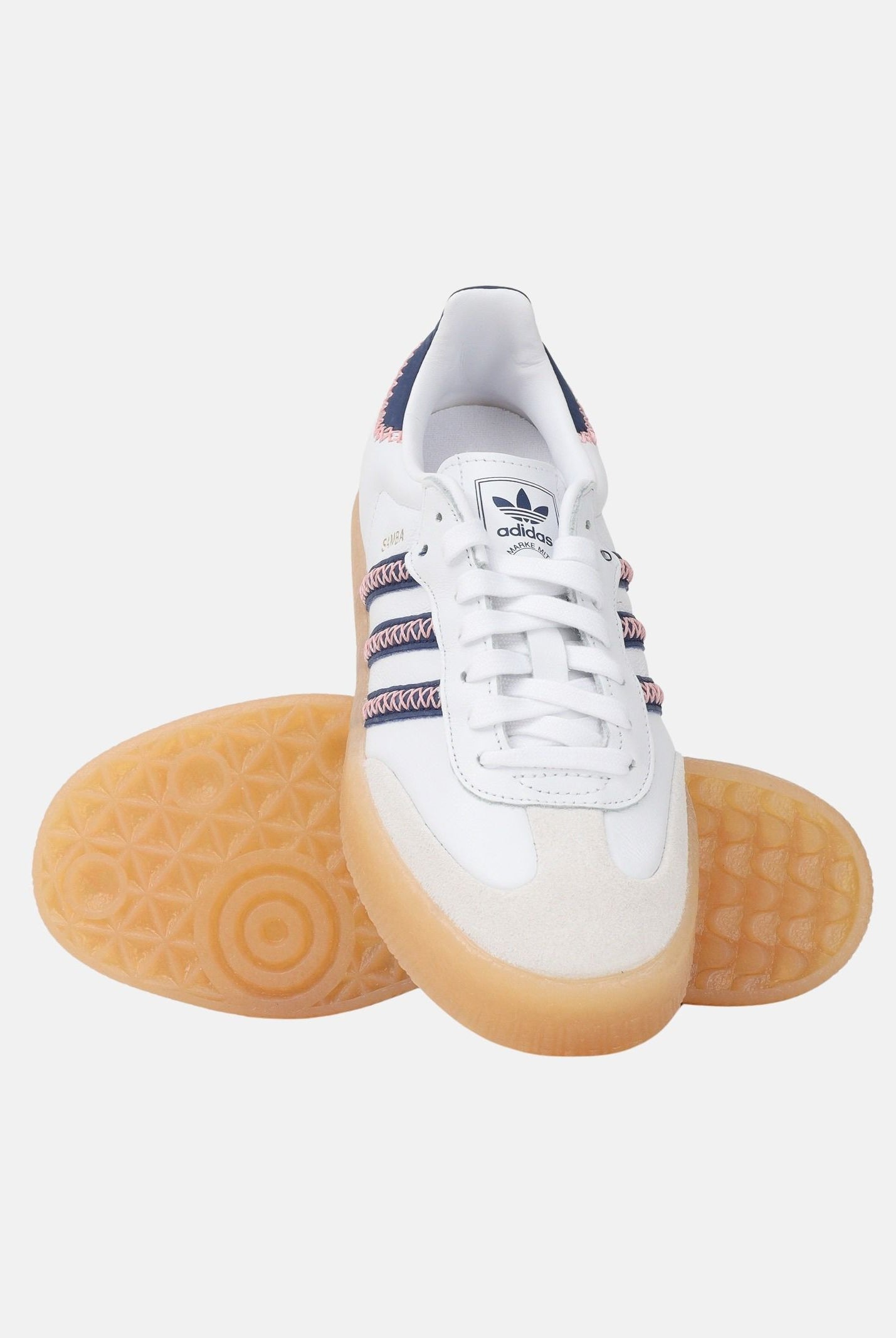 ADIDAS ORIGINALS Sneakers SAMBAE bianche da donna JP9534 . ADIDAS ORIGINALS