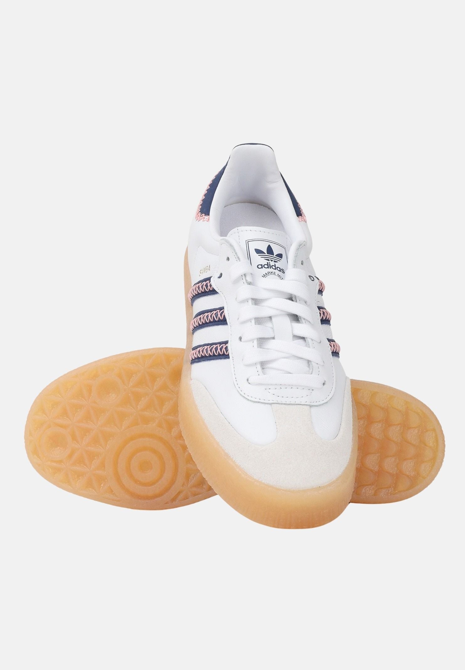 ADIDAS ORIGINALS Sneakers SAMBAE bianche da donna JP9534 . ADIDAS ORIGINALS