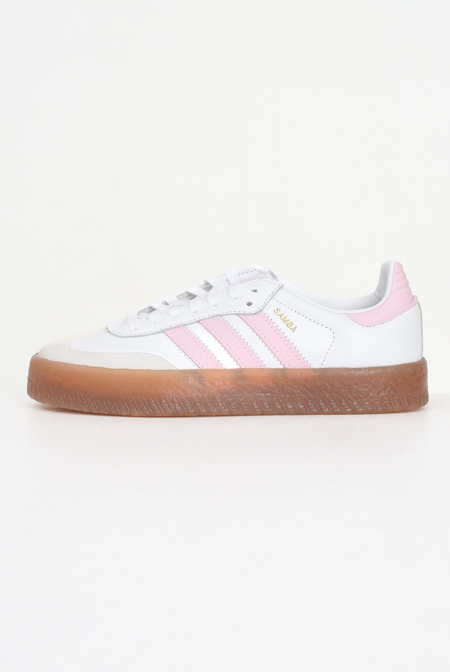 ADIDAS ORIGINALS Sneakers Sambae bianche e rosa da donna JQ1237 . ADIDAS ORIGINALS