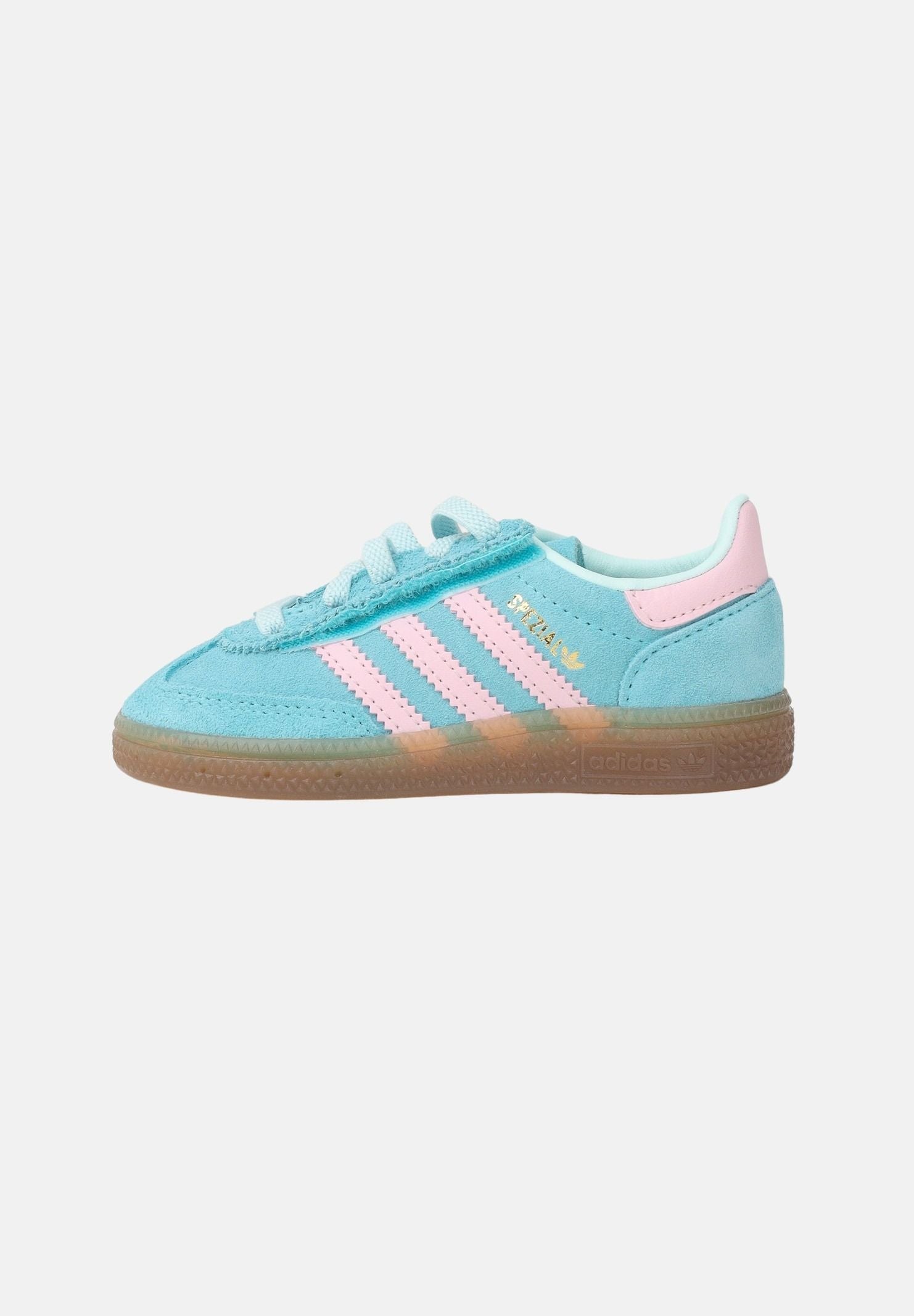 ADIDAS ORIGINALS Sneakers Handball Spezial azzurre e rosa da neonato JQ1991 . ADIDAS ORIGINALS