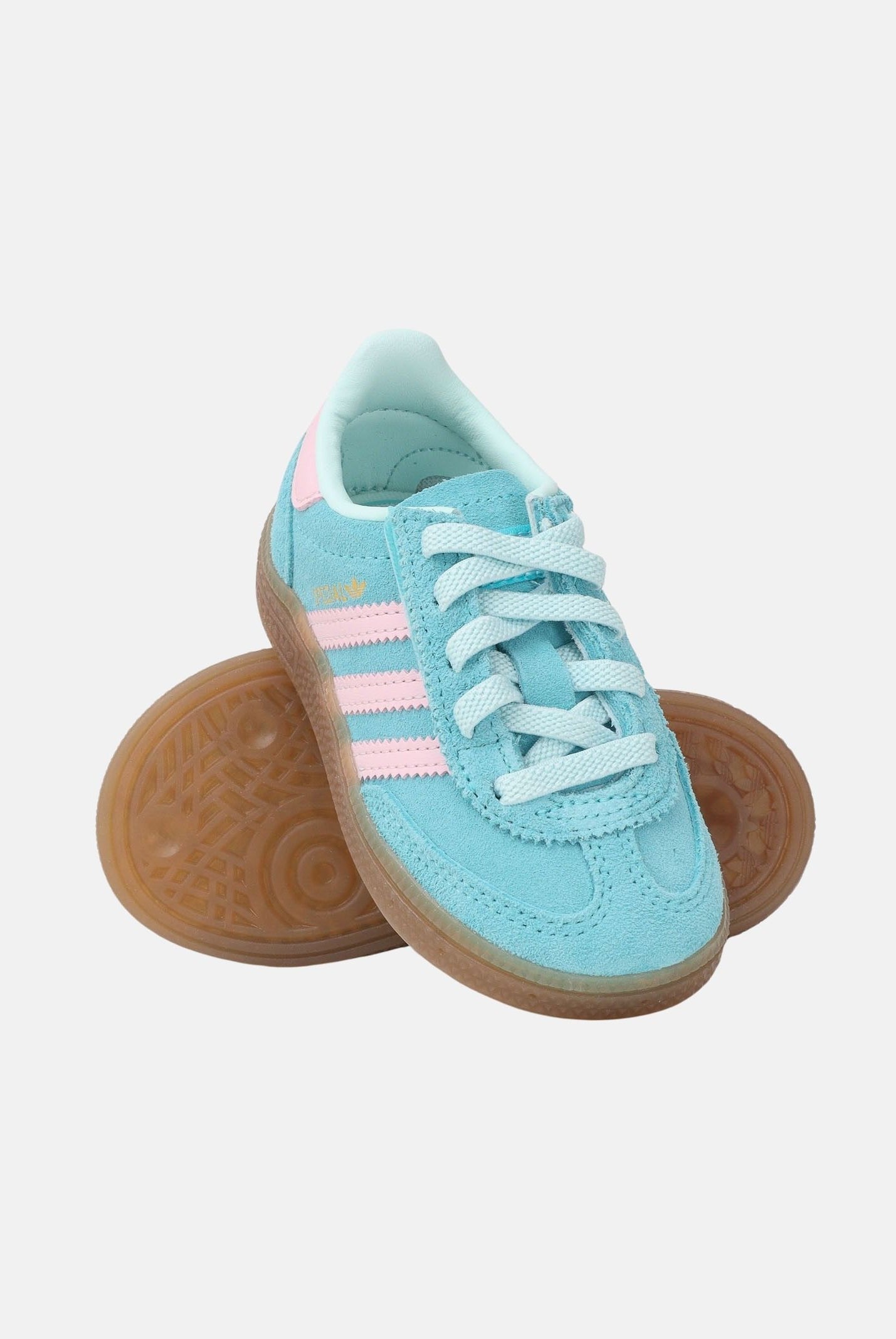 ADIDAS ORIGINALS Sneakers Handball Spezial azzurre e rosa da neonato JQ1991 . ADIDAS ORIGINALS