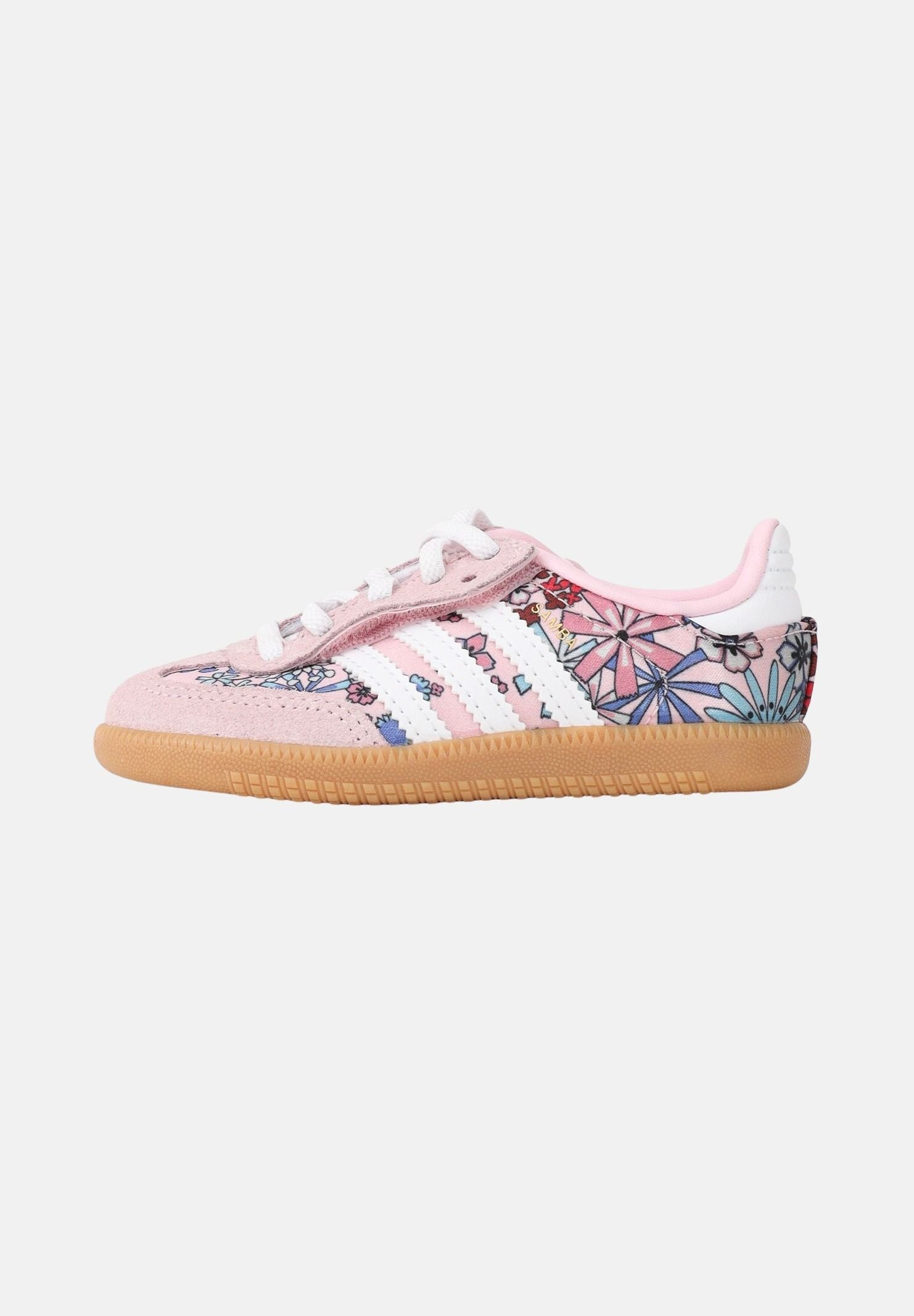 ADIDAS ORIGINALS Sneakers LIBERTY LONDON SAMBA OG COMFORT CLOSURE ELASTIC LACE rosa da neonato JQ2006 . ADIDAS ORIGINALS