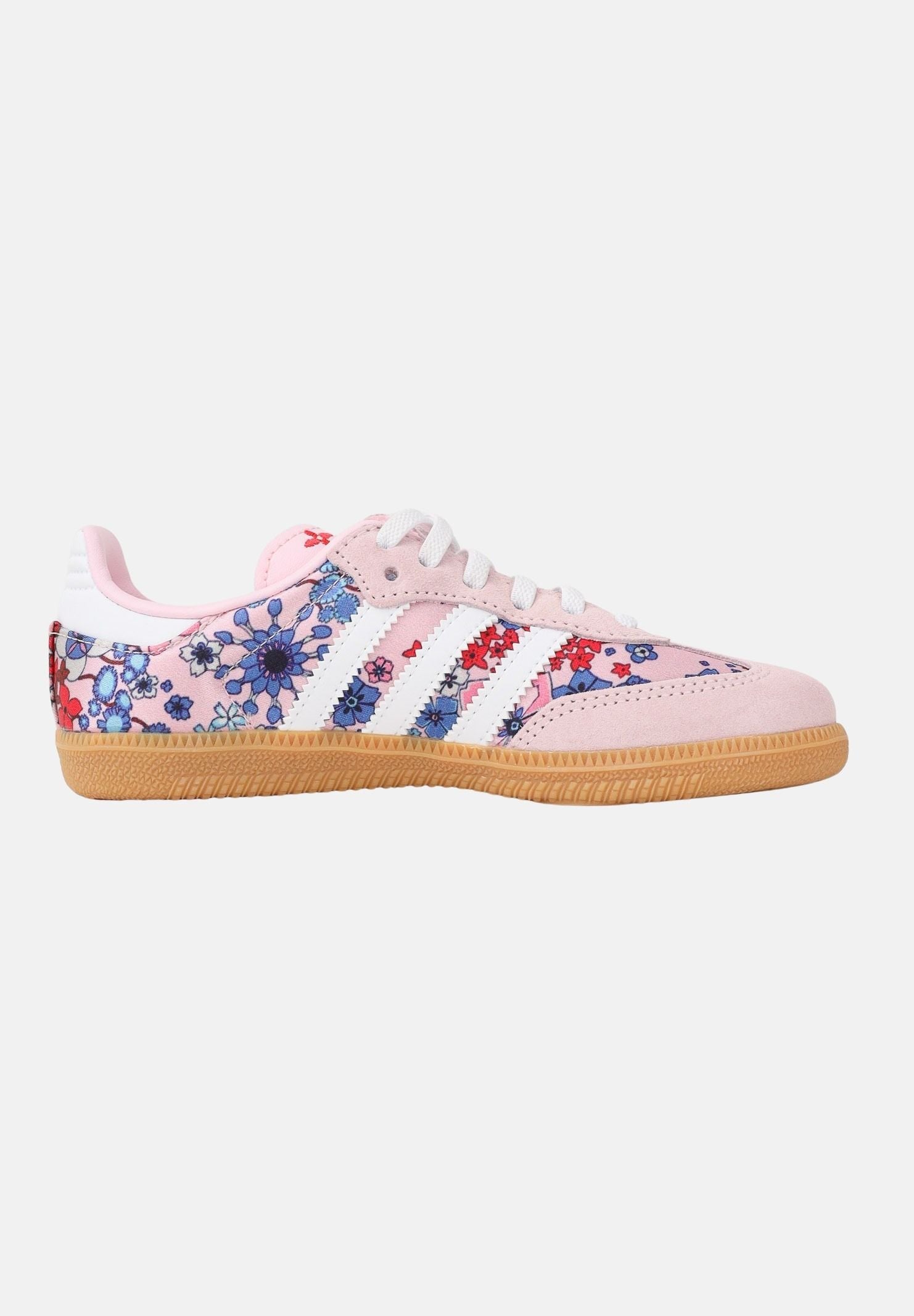 ADIDAS ORIGINALS Sneakers ADIDAS LIBERTY LONDON SAMBA OG COMFORT CLOSURE ELASTIC LACE rosa da bambina JQ2007 . ADIDAS ORIGINALS