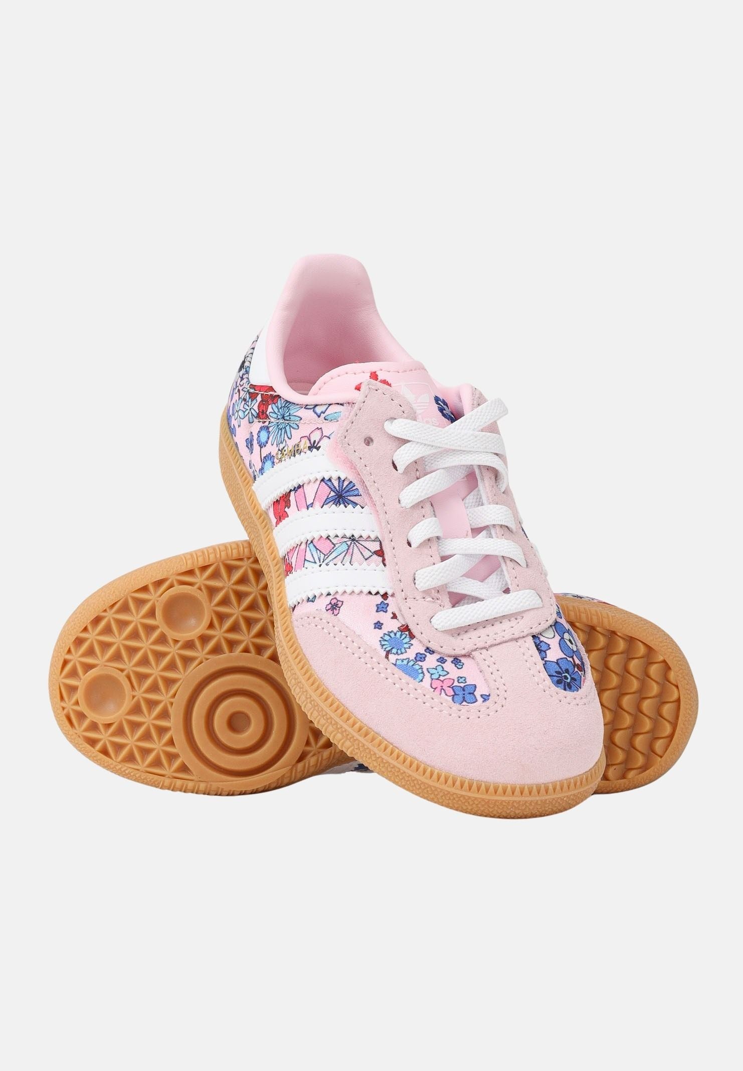 ADIDAS ORIGINALS Sneakers ADIDAS LIBERTY LONDON SAMBA OG COMFORT CLOSURE ELASTIC LACE rosa da bambina JQ2007 . ADIDAS ORIGINALS