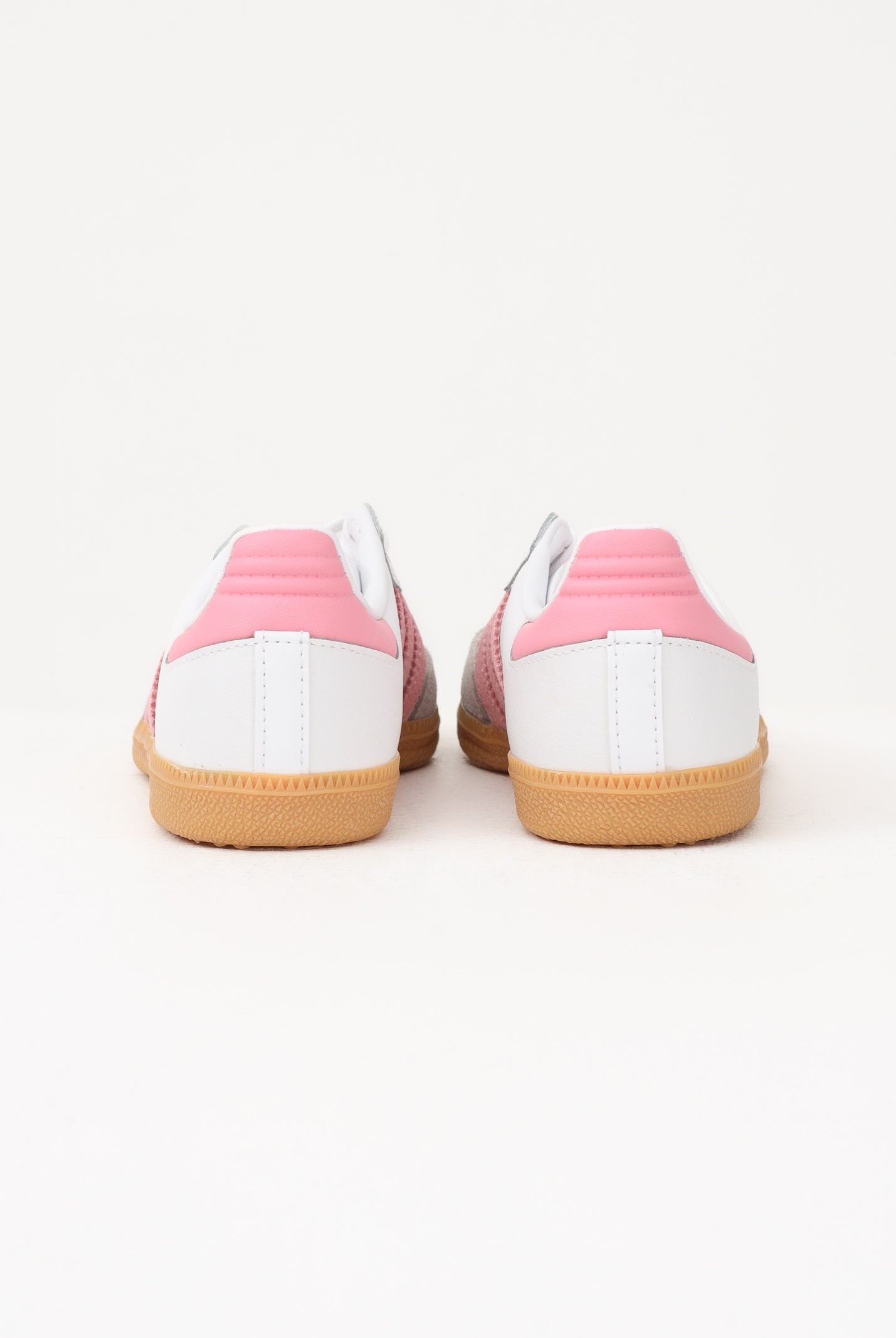 ADIDAS ORIGINALS Sneakers SAMBA OG bianche e rosa da bambina JQ2024 . ADIDAS ORIGINALS