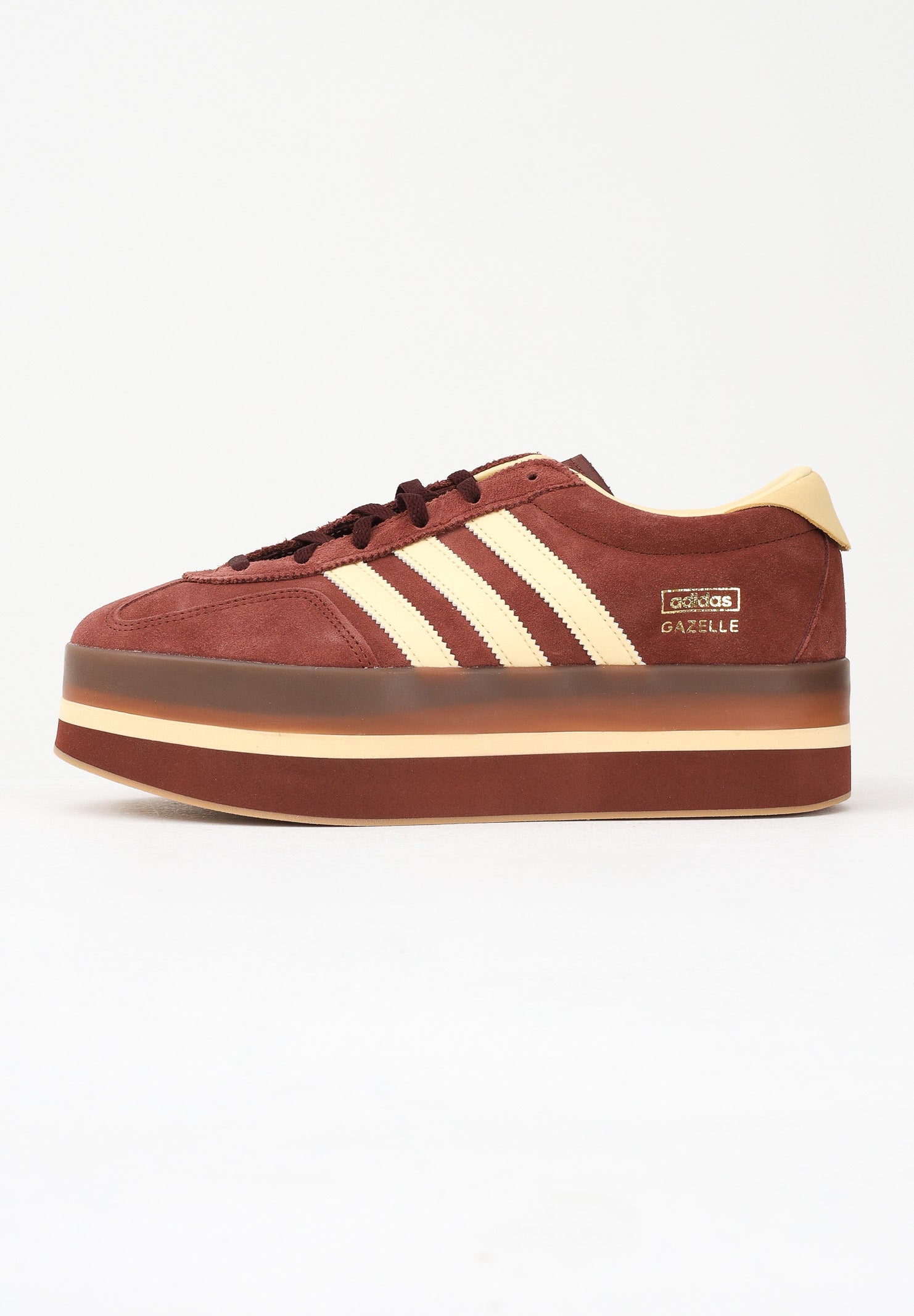ADIDAS ORIGINALS Sneakers Gazelle Stack marroni da donna JS3928 . ADIDAS ORIGINALS