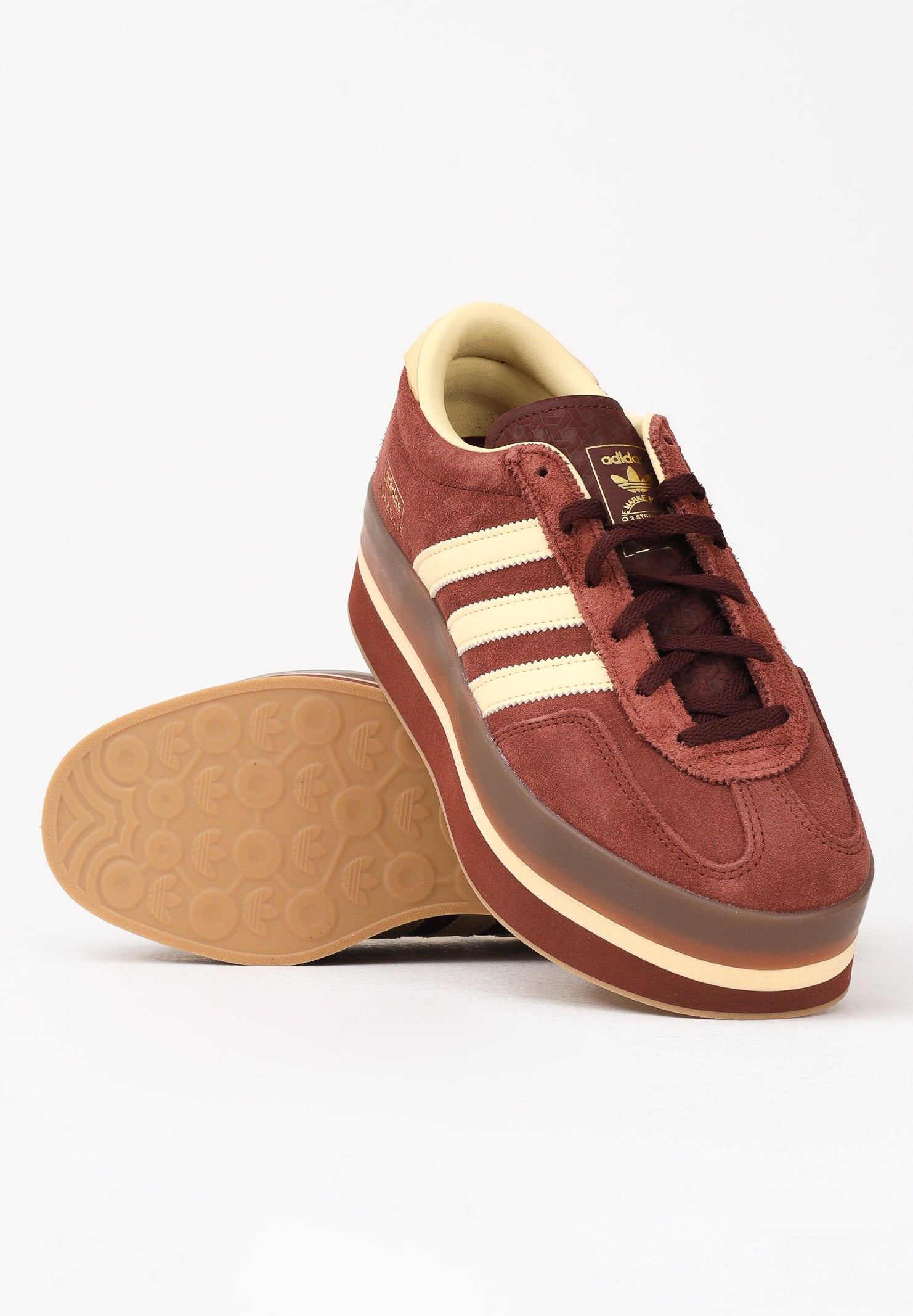 ADIDAS ORIGINALS Sneakers Gazelle Stack marroni da donna JS3928 . ADIDAS ORIGINALS
