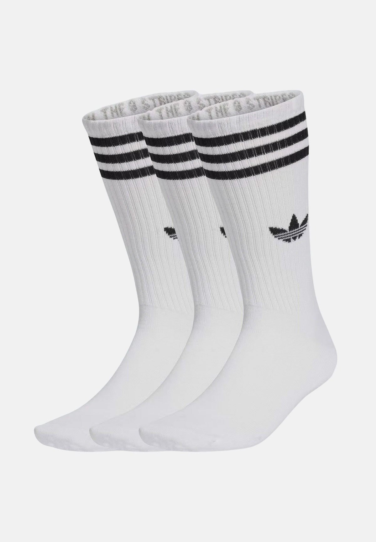 ADIDAS ORIGINALS Calzini (3 paia) 3-Stripes High bianchi per uomo e donna JV7416 . ADIDAS ORIGINALS