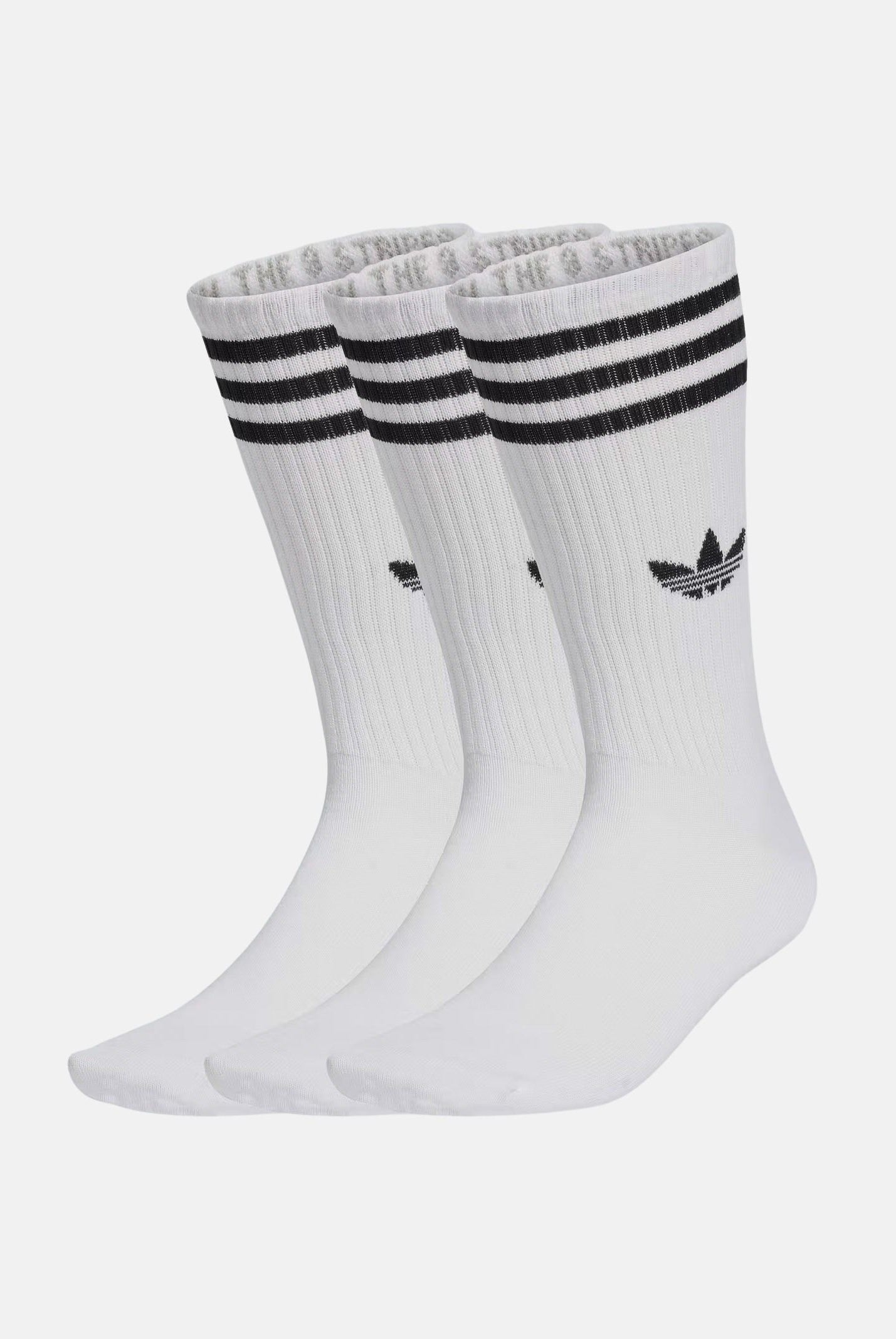 ADIDAS ORIGINALS Calzini (3 paia) 3-Stripes High bianchi per uomo e donna JV7416 . ADIDAS ORIGINALS