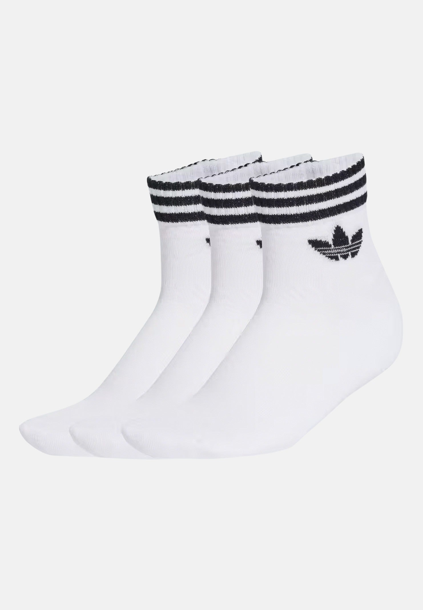 ADIDAS ORIGINALS Calzini 3-Stripes (3 paia) bianchi per uomo e donna JV7435 . ADIDAS ORIGINALS
