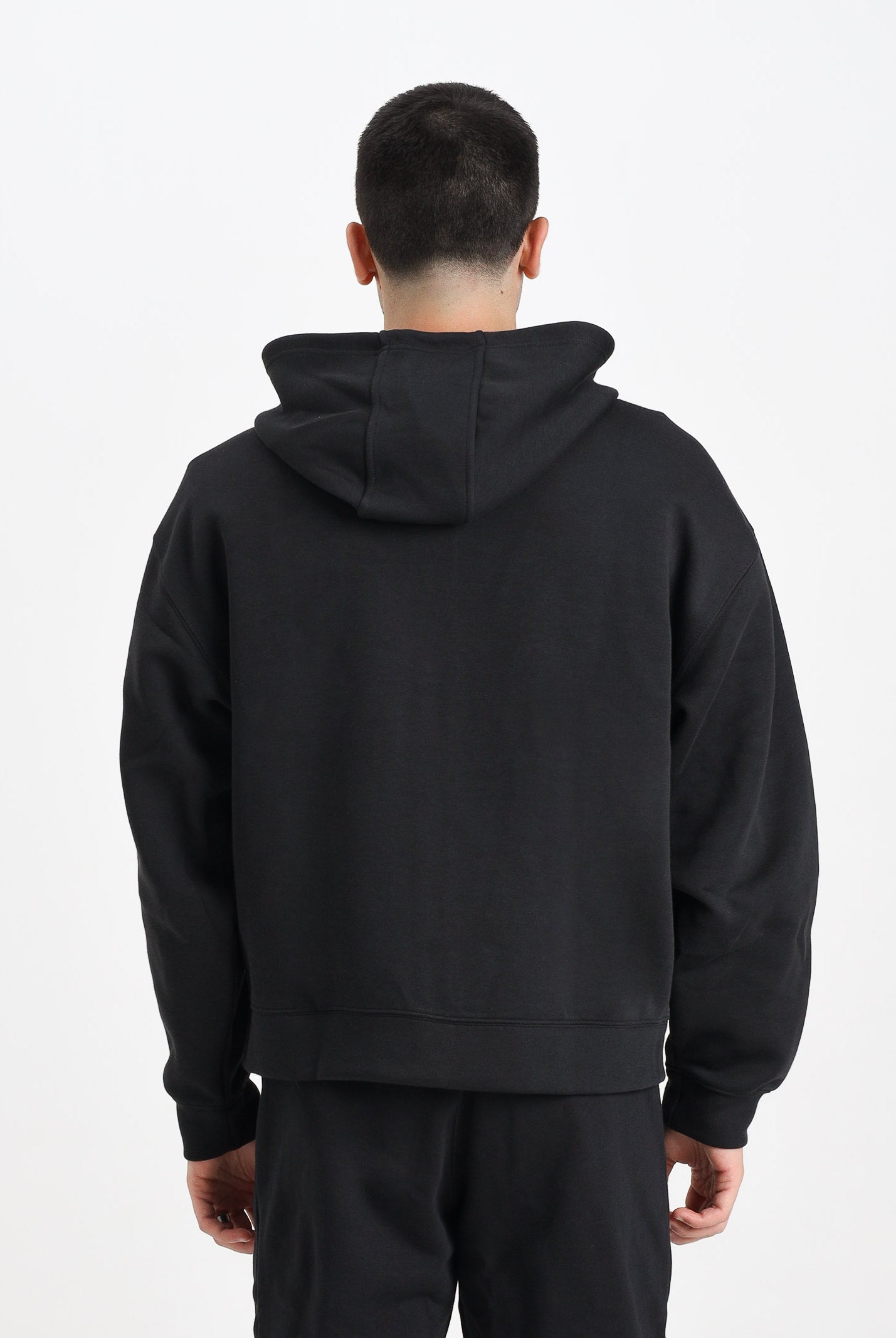 ADIDAS ORIGINALS Felpa con zip Adicolor Spacer Oversized nera da uomo JX1507 . ADIDAS ORIGINALS